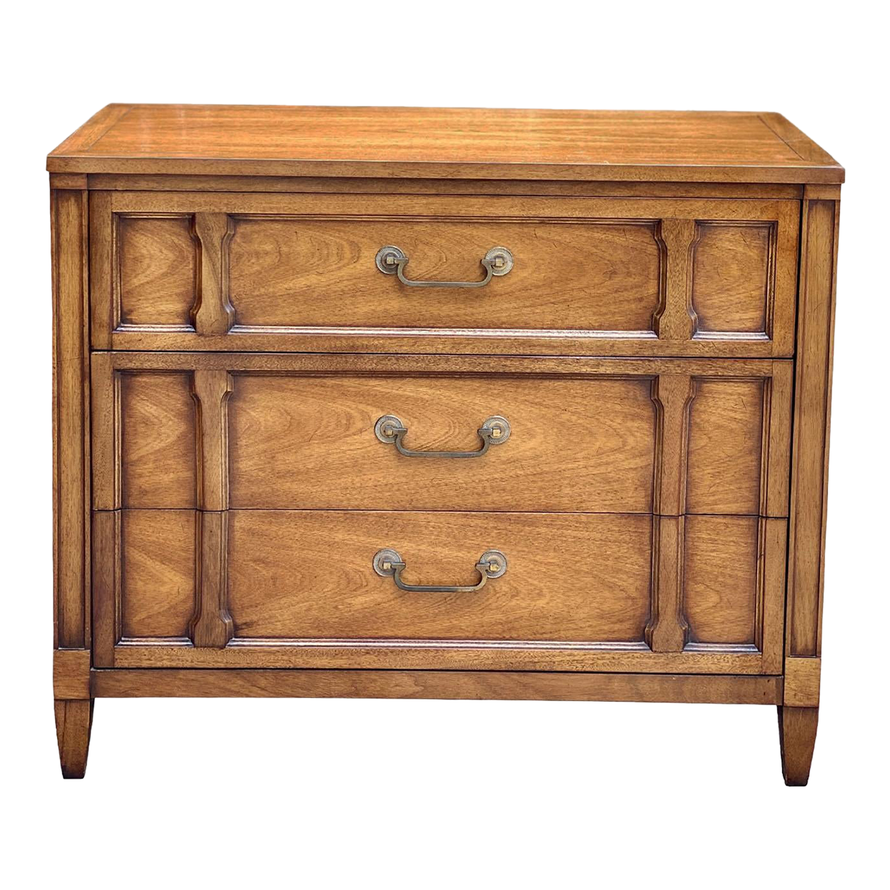 Vintage Drexel Heritage Traditional Mahogany 3Drawer Chest Server Chairish