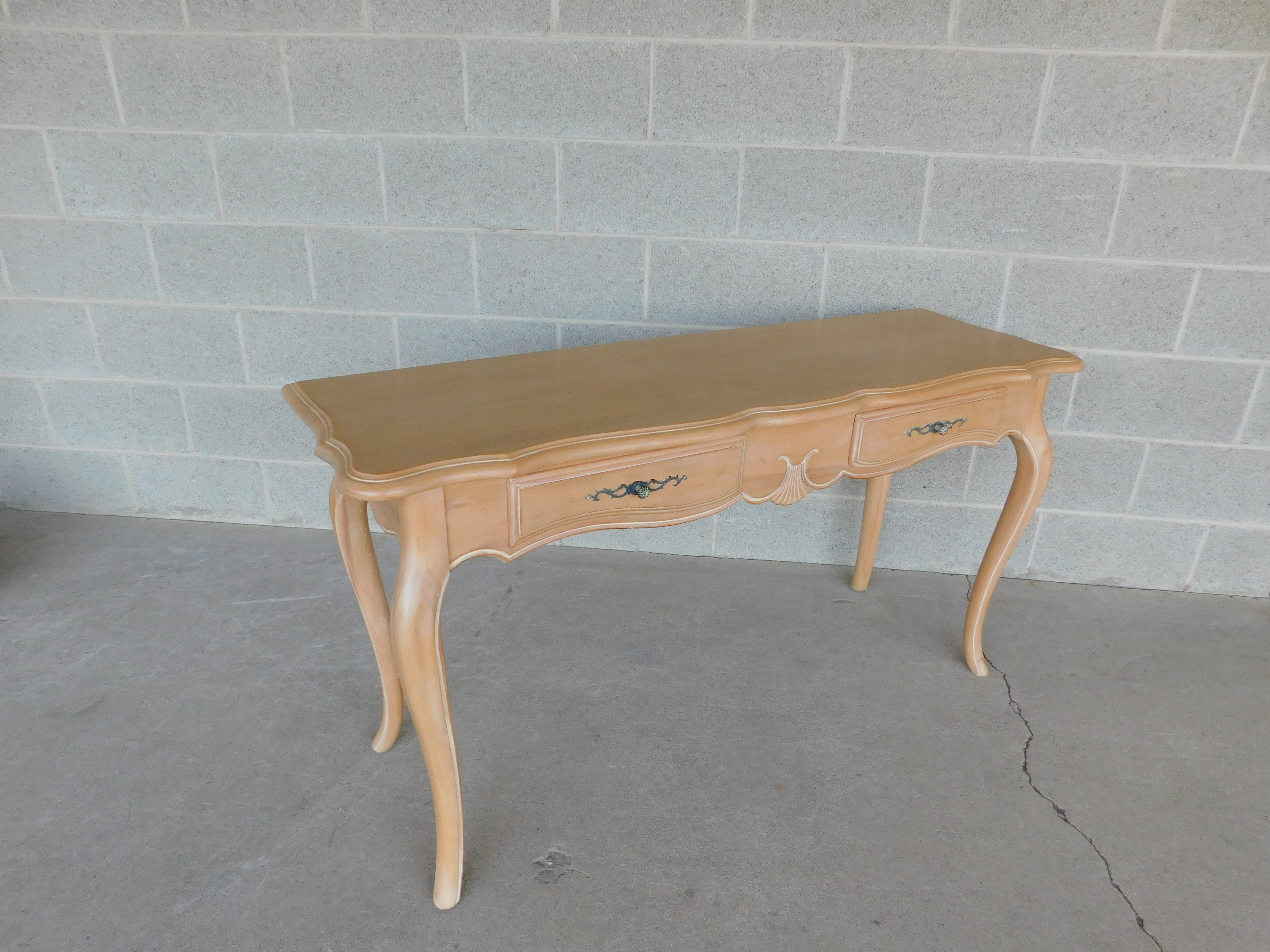 Ethan allen country cheap french console table