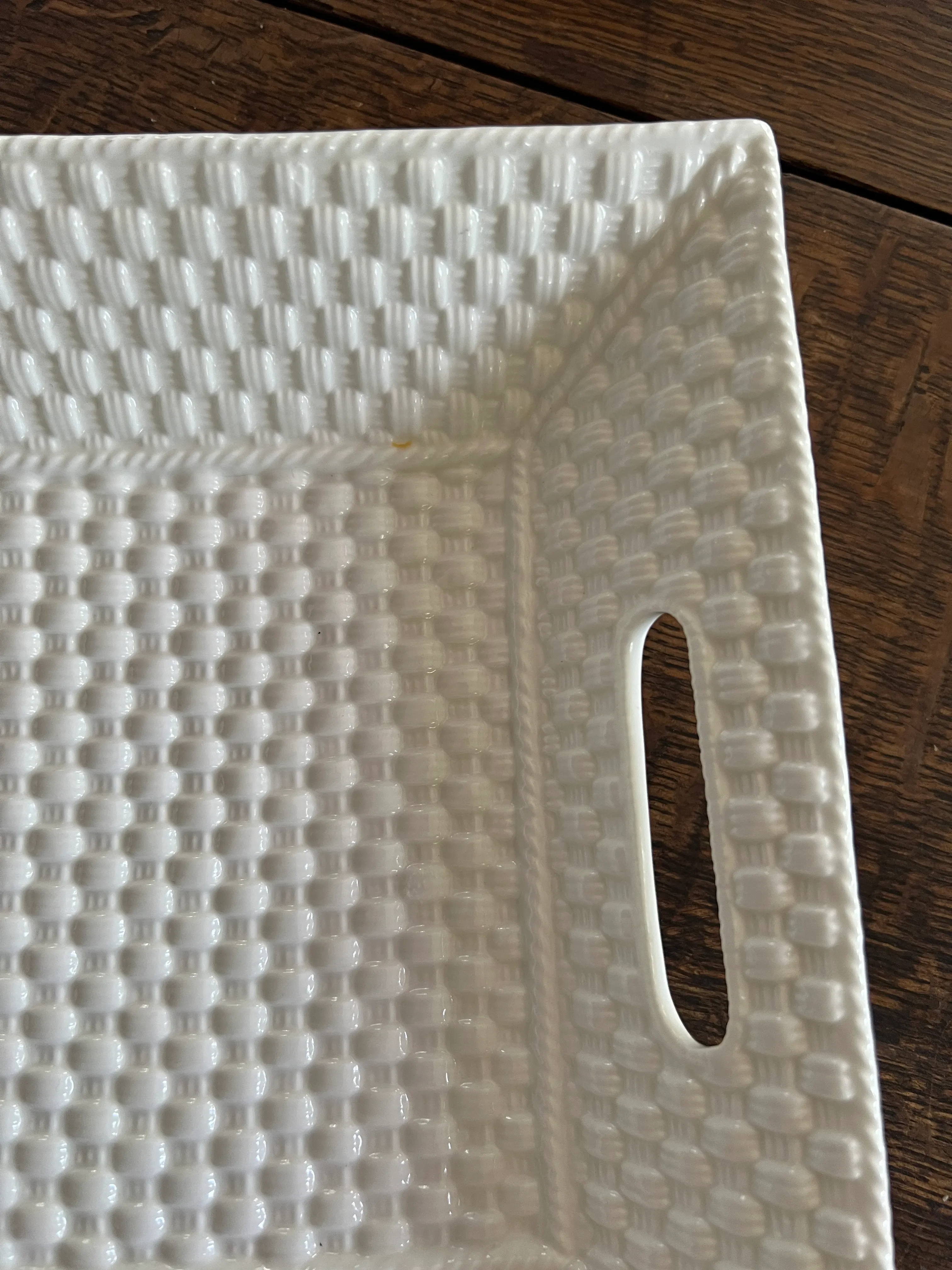 Tiffany & Co. Tiffany Weave トレイ Tiffany & Co. Basket Weave Rectangular Serving Tray – VICTOR