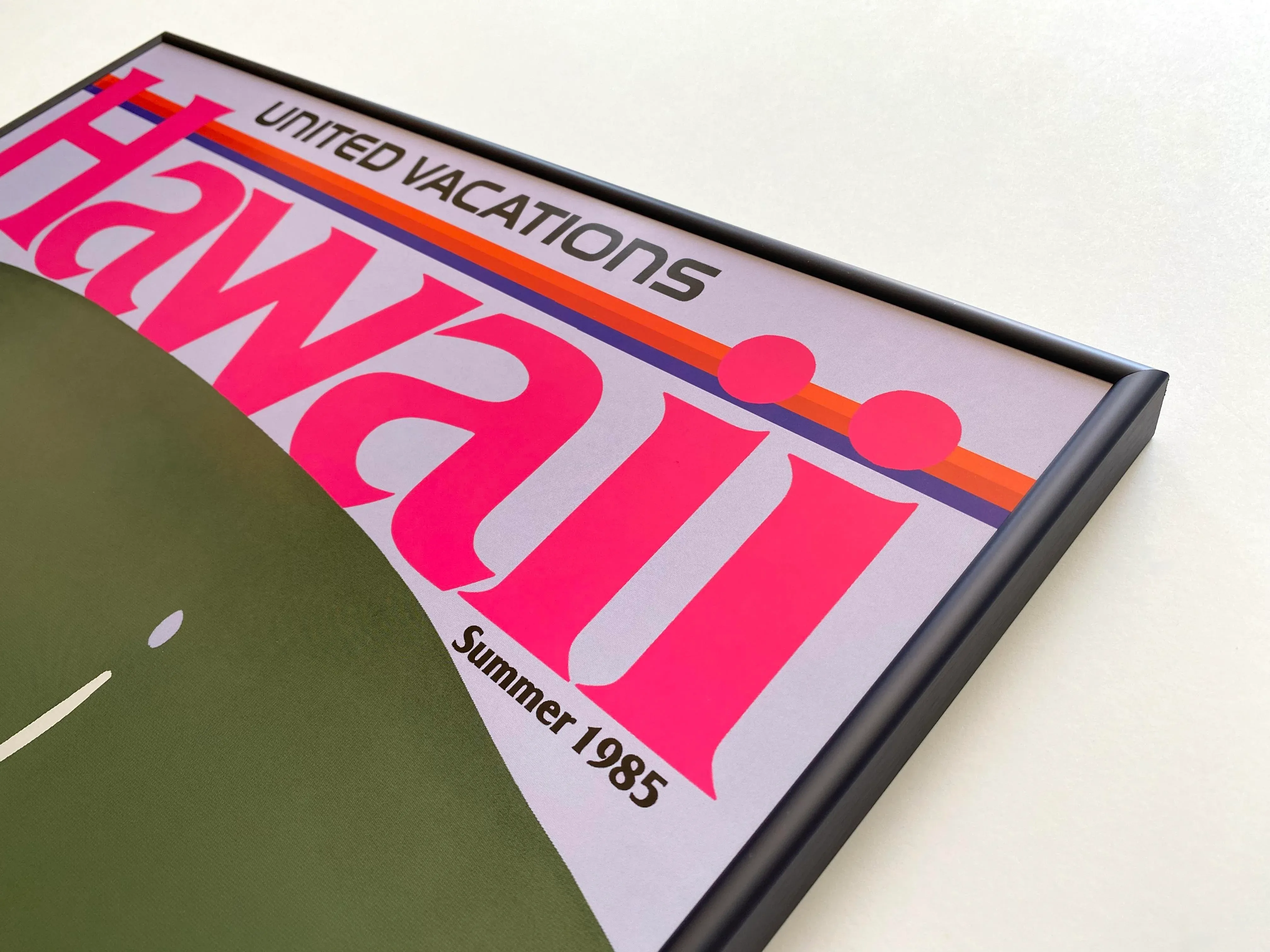 Pegge Hopper Vintage United Airlines Contemporary Lithograph Print