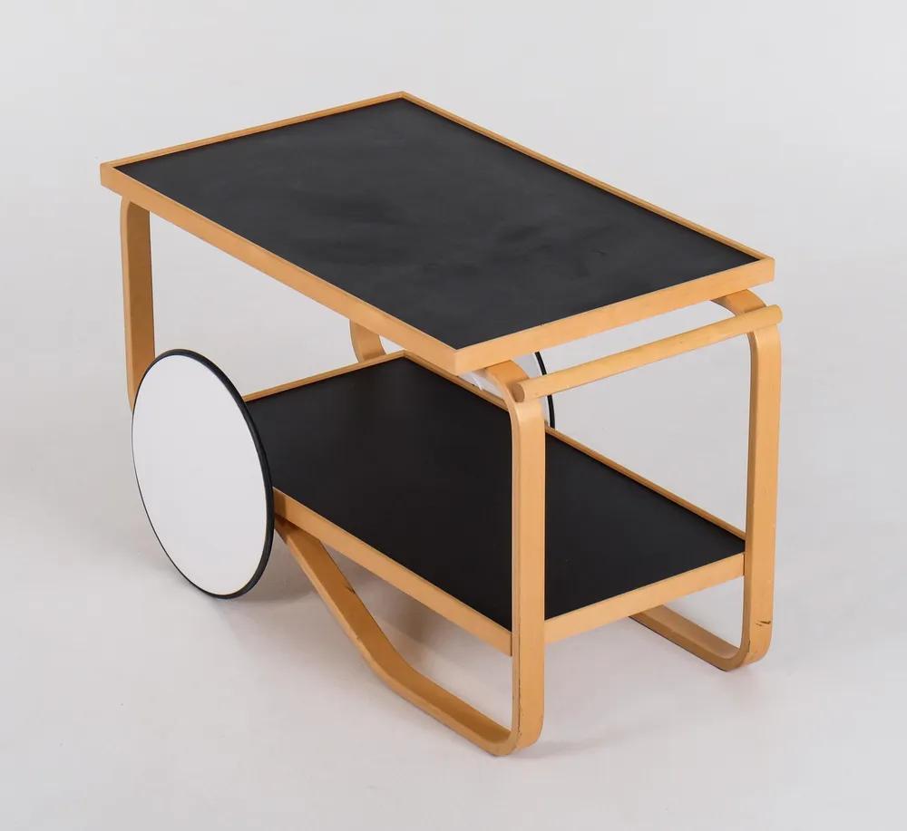 Vintage Tea Cart by Alvar Aalto for Artek, 1980s