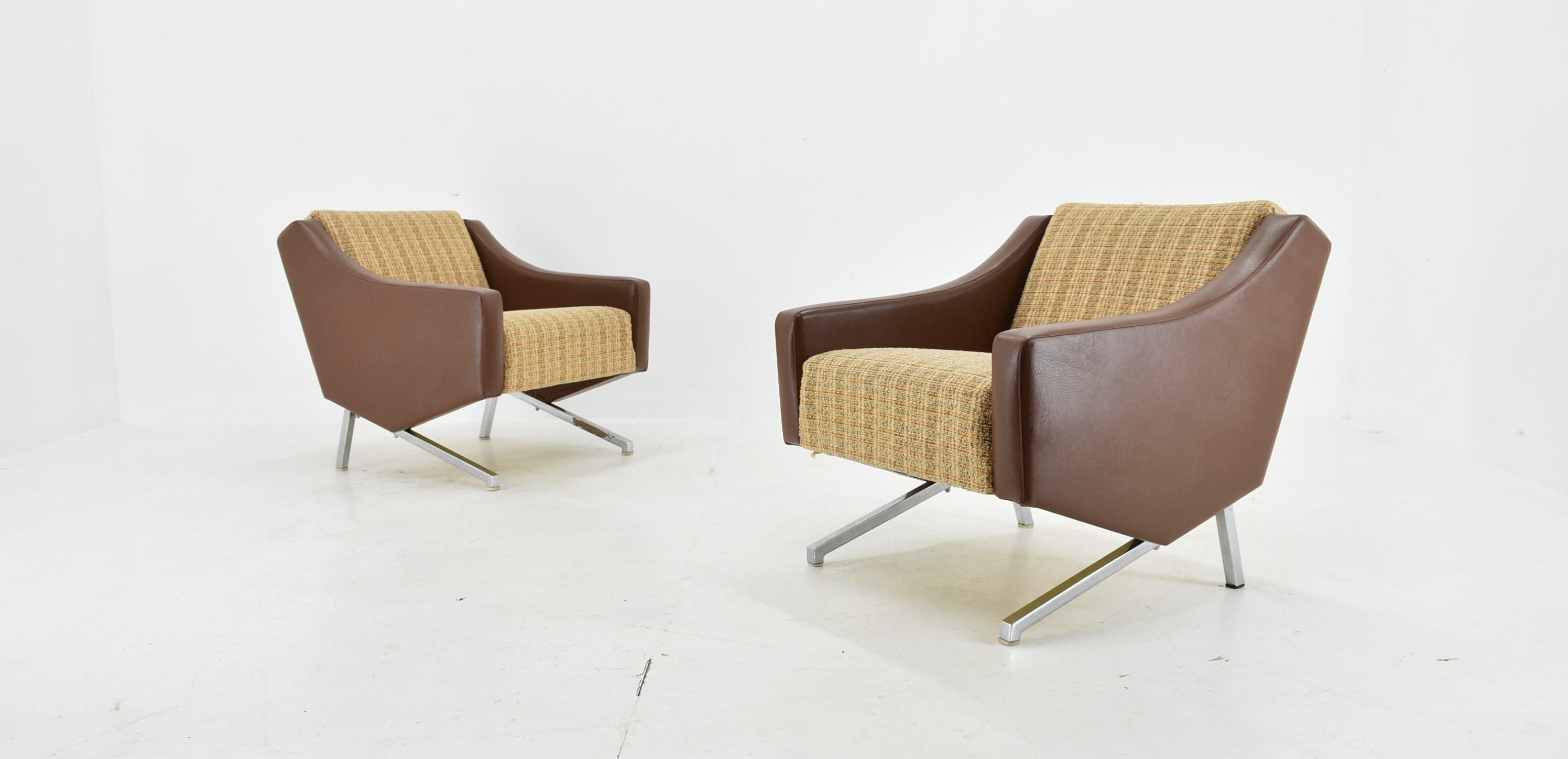 Set of Italian Armchairs, 1960s
