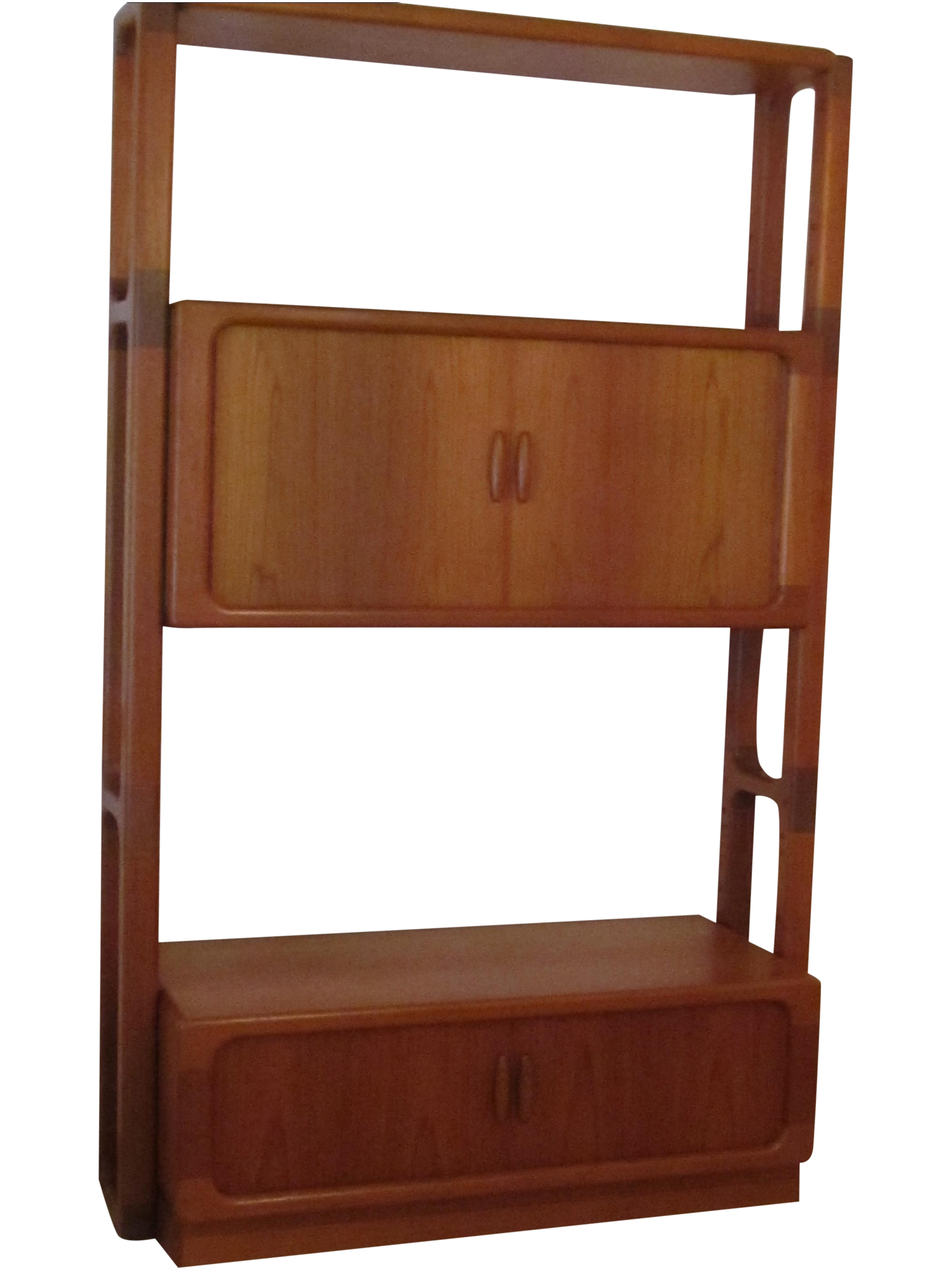 Dyrlund Mid Century Modern Teak Wall Unit
