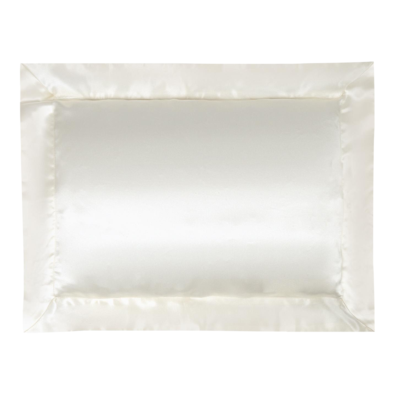 Gingerlily Silk Pillowcase Boudoir 12"x16" Ivory Chairish