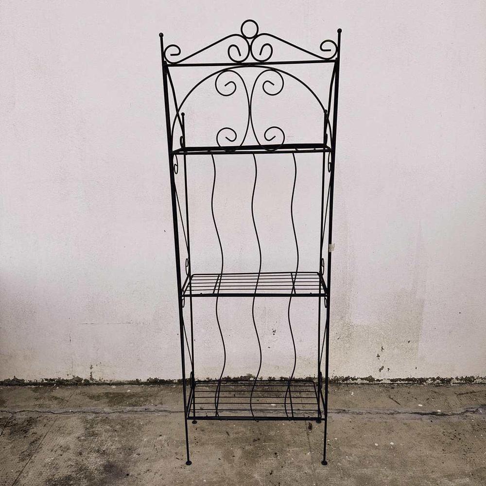 Vintage Wrought Iron Shelf | Chairish