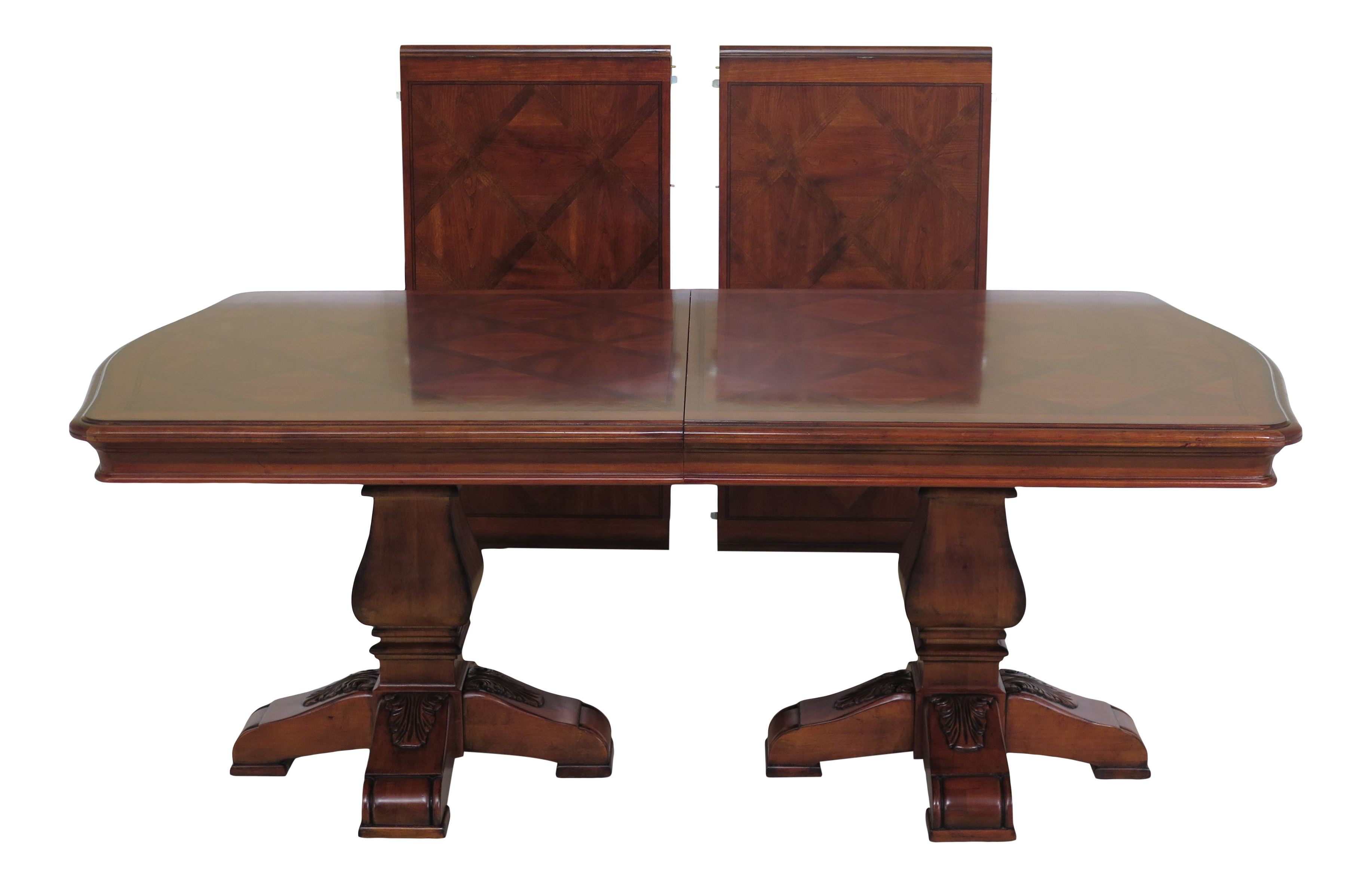 Traditional Ethan Allen Tuscany Collection Walnut Finish Dining