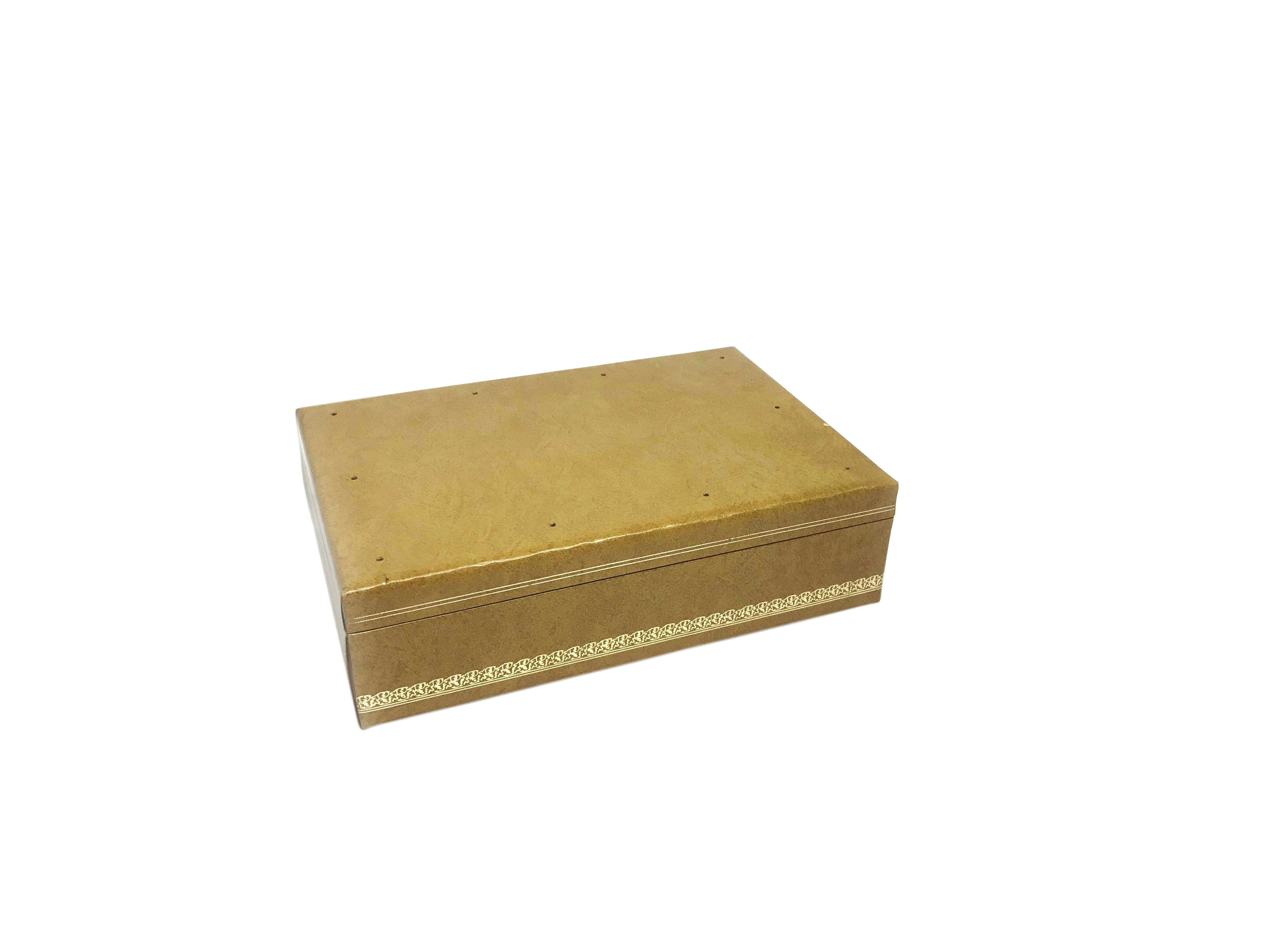Vintage Swedish Mid Century Design Philipp Leatherette Jewelry Box