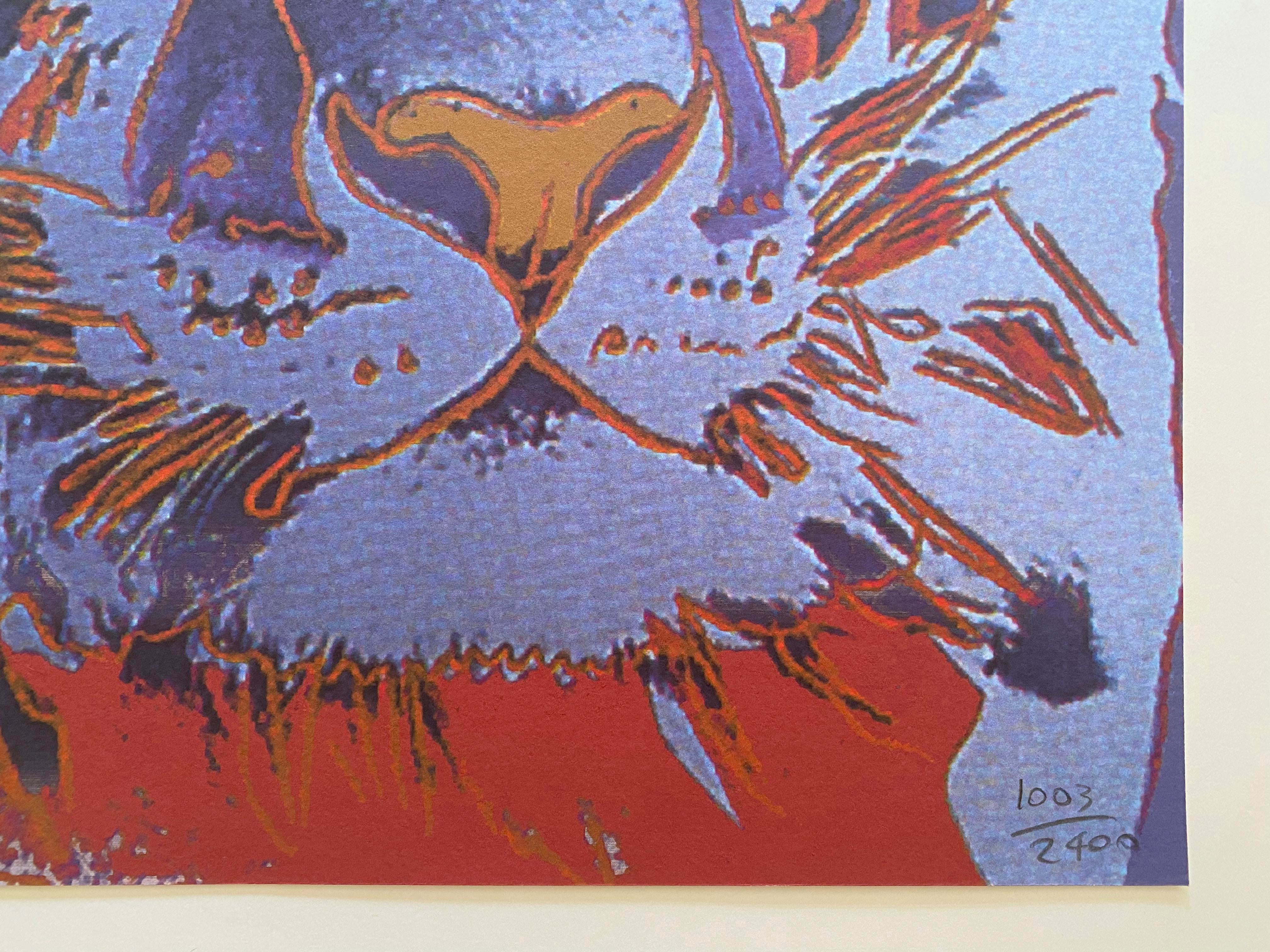lithographアントニーニ【錫のポット】 Andy Warhol Vintage 1986 Lmtd Edtn Endangered Species Large