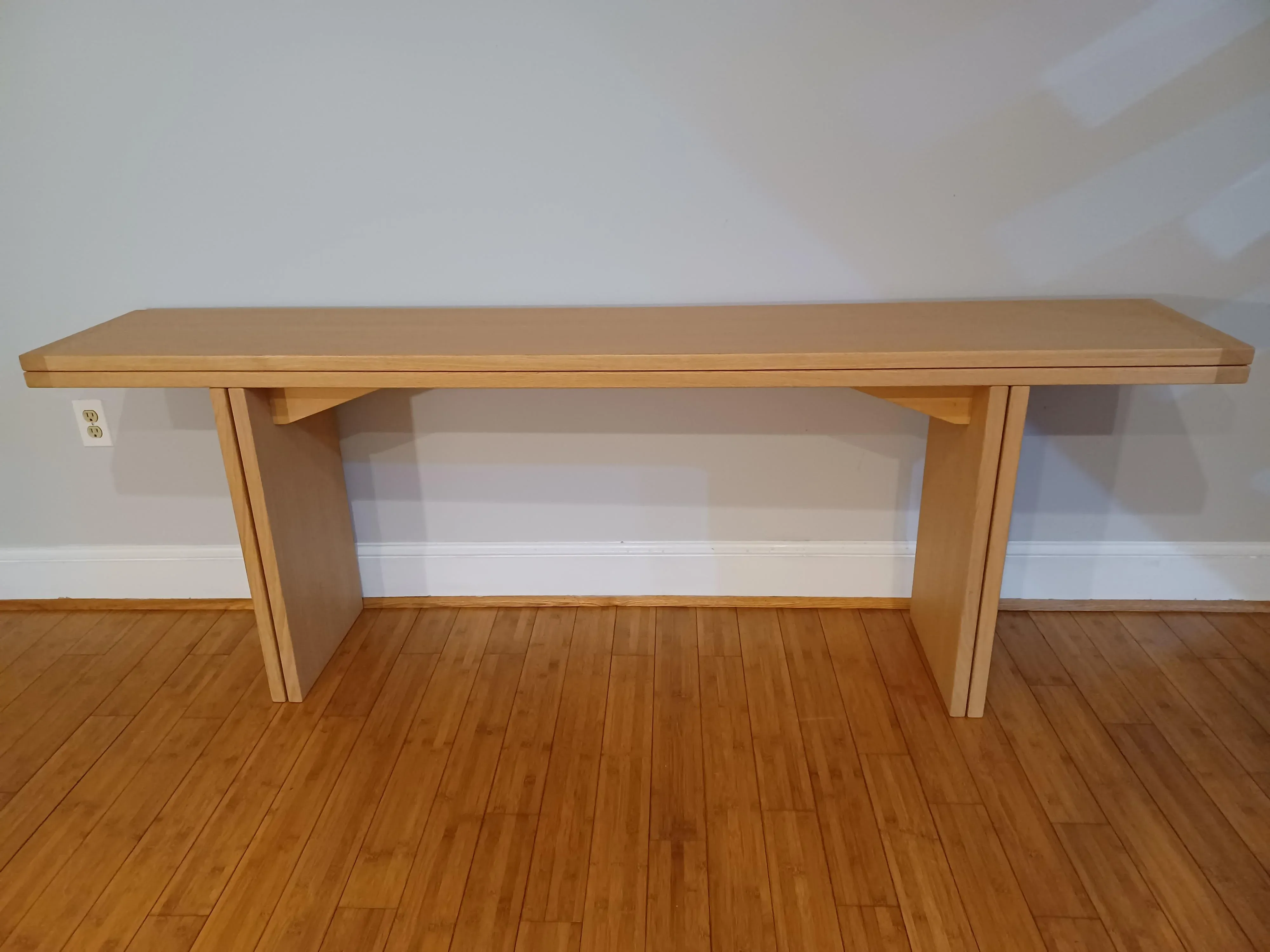 Mid-Century Piero De Martini for Cassina Minimalist Honey Oak La