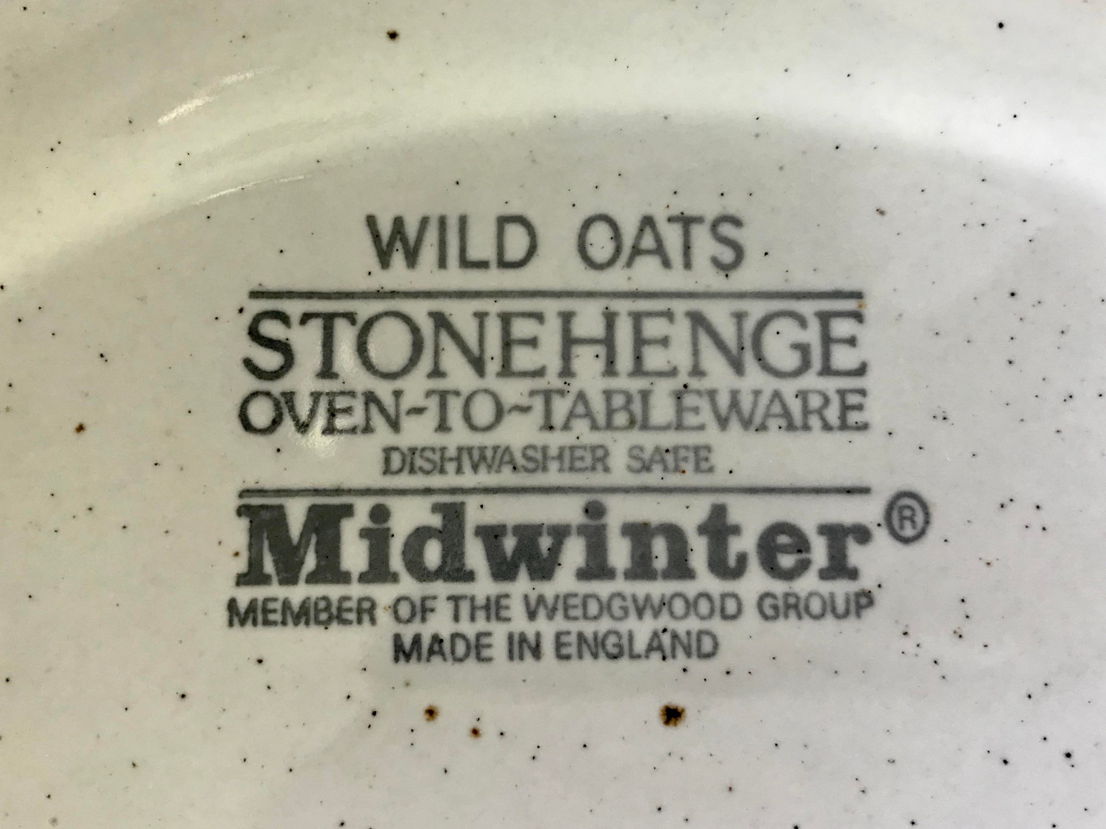 イギリス1960年陶器ミッドウィンター38点セットMade in England イギリス1960年陶器ミッドウィンター38点セットMade in England