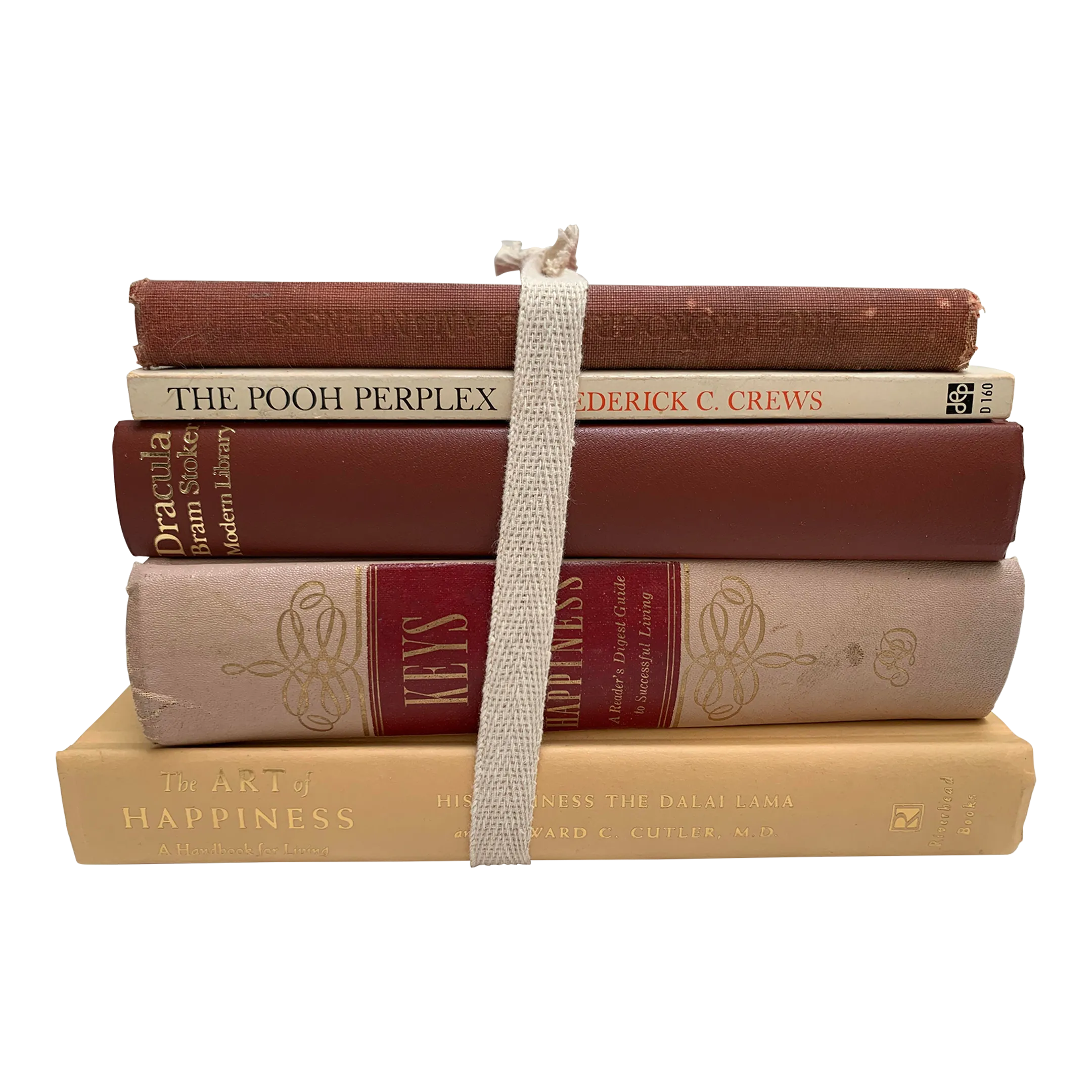 Vintage Set of Five Collectible Eclectic Books