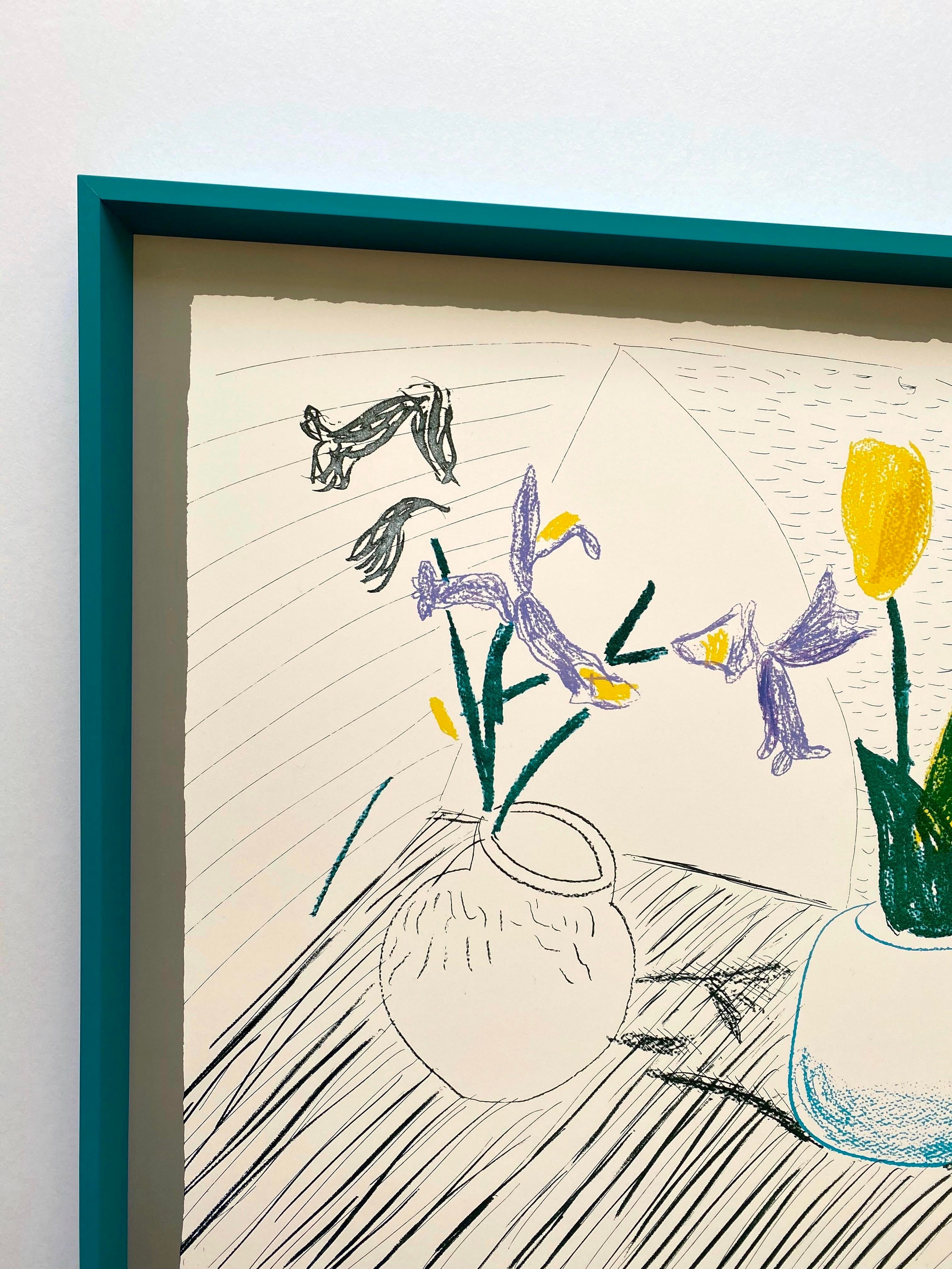 David Hockney Vintage 1988 Hand Signed Lithograph Print