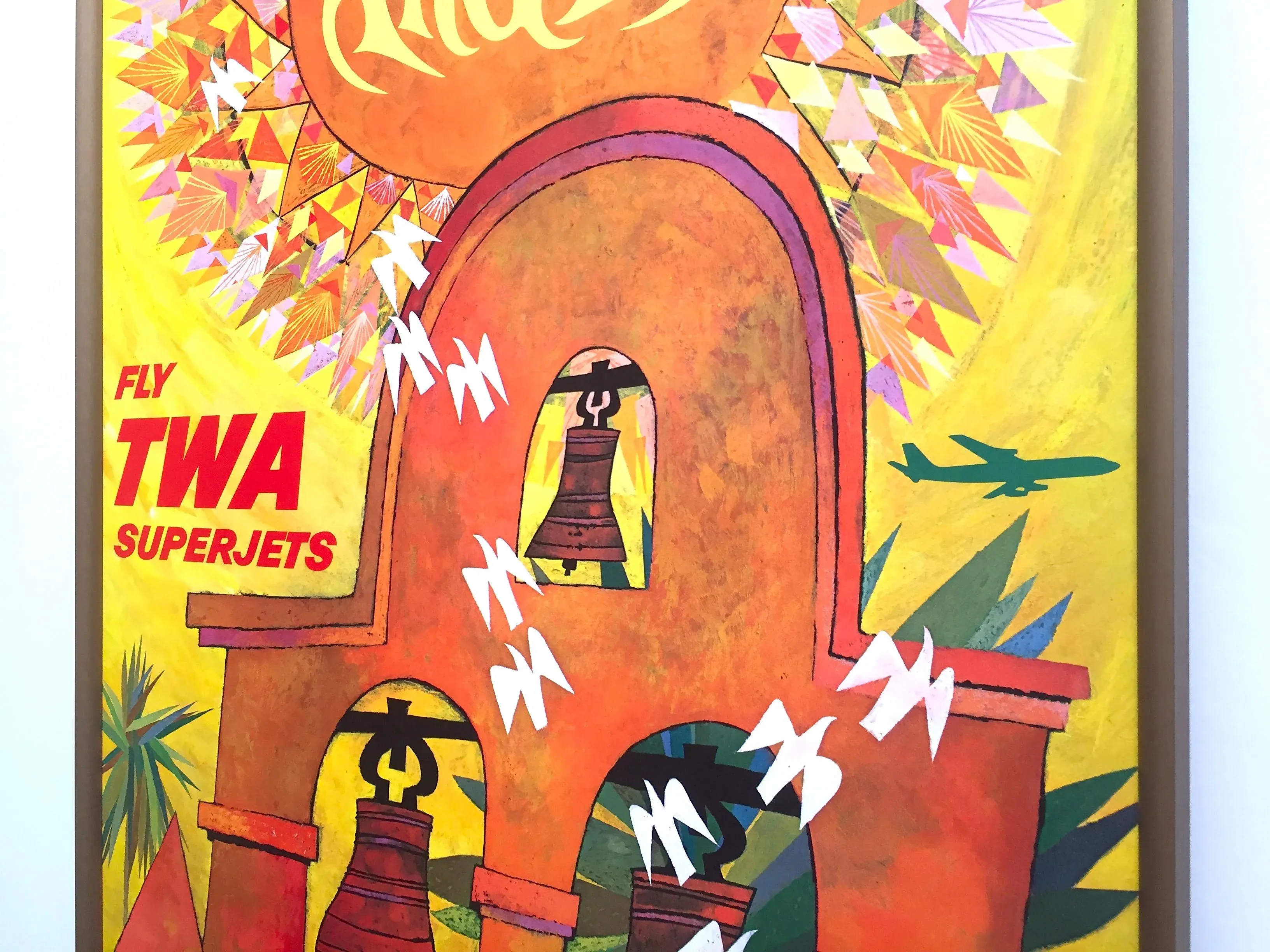素晴らしい外見 David Klein TWAハワイアン販ビンテージ オリジナル