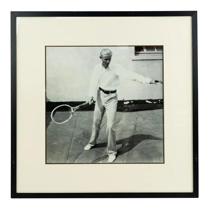 Vintage Tennis Forehand Photograph Chairish