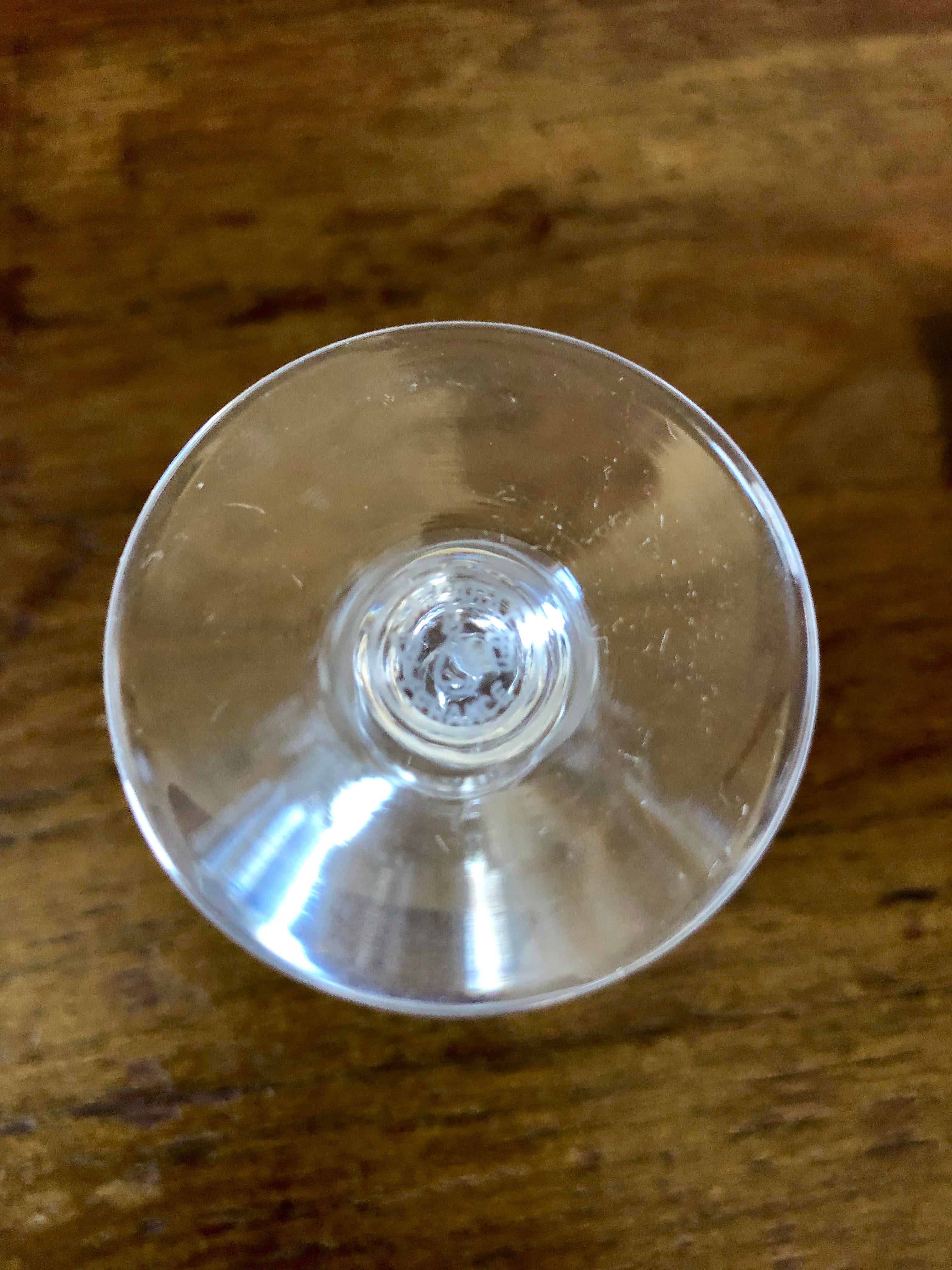 Vintage Baccarat Crystal Cordials- Set of 12 | Chairish