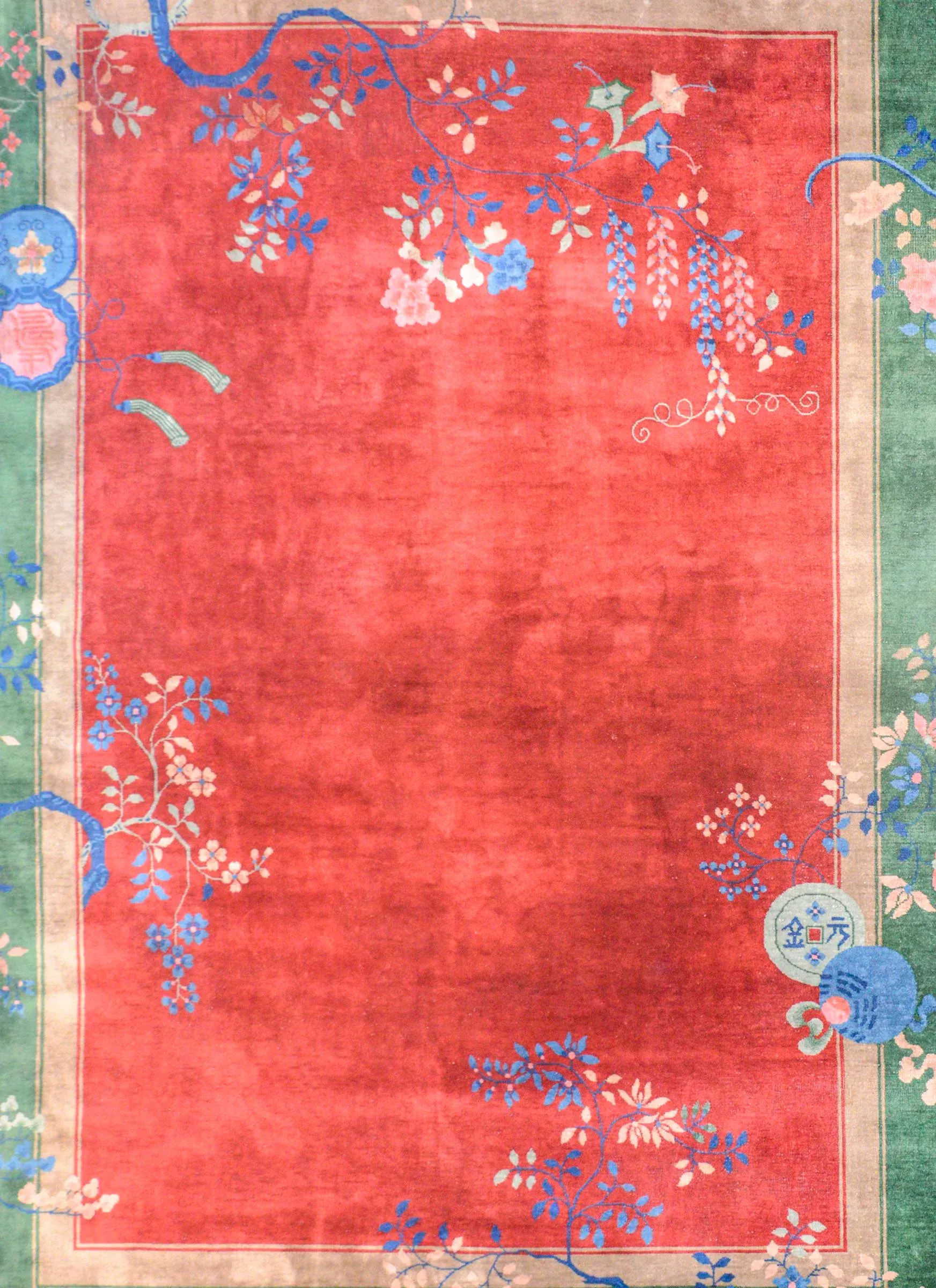 1920s Vintage Chinese Art Deco Rug