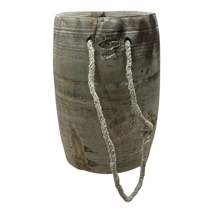 Vintage Indian Wood Vessel Chairish