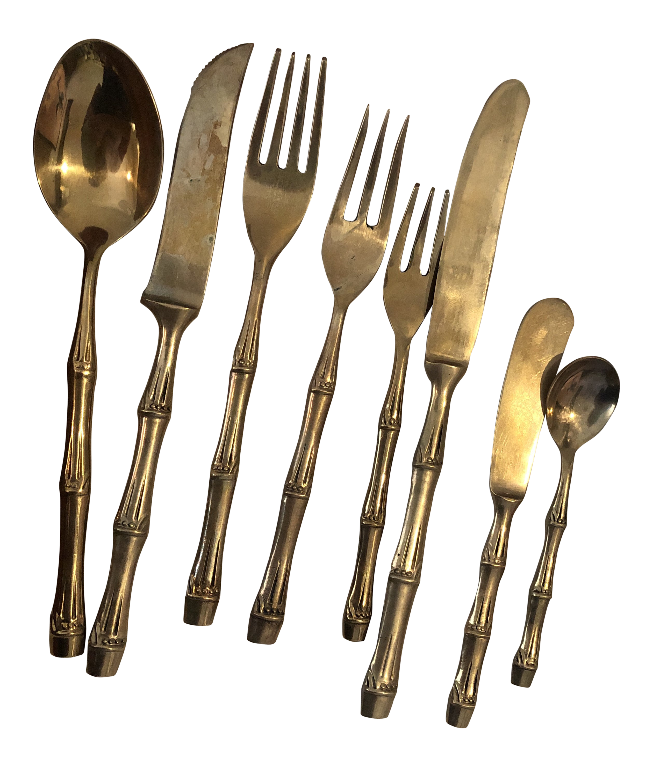 Vintage store brass flatware