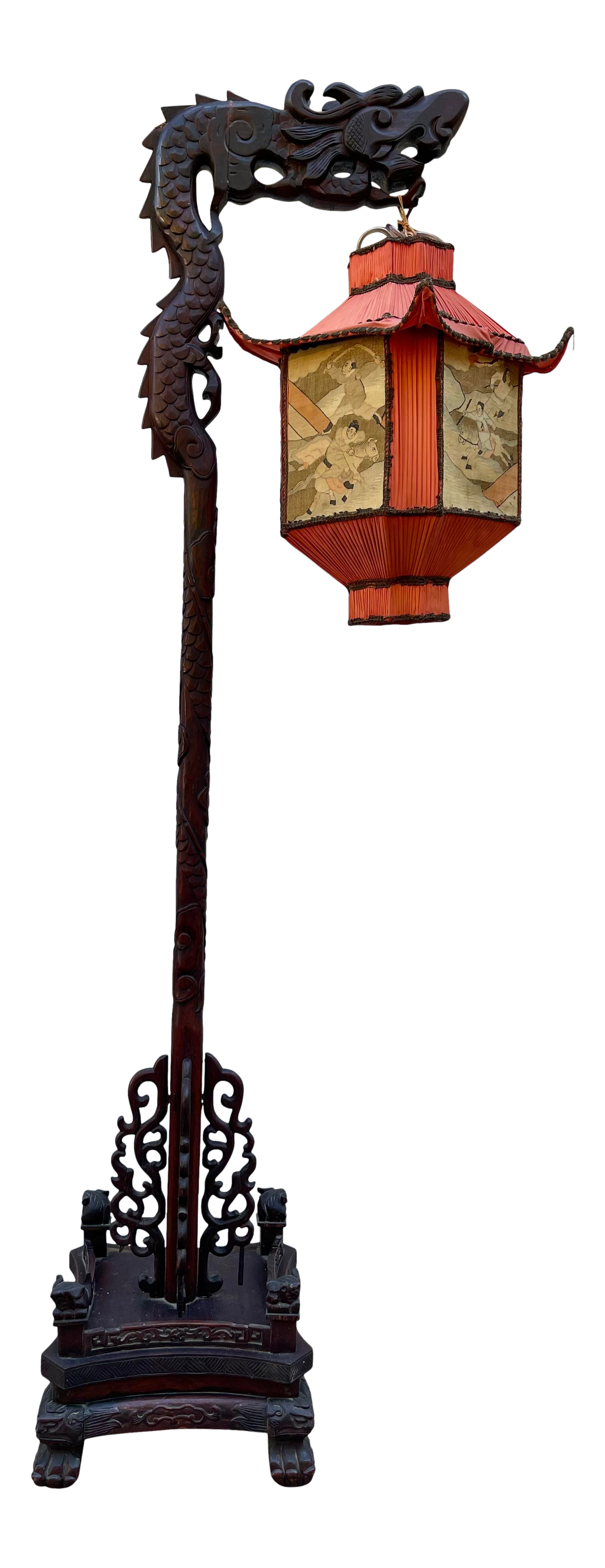 Chinese online dragon lamp