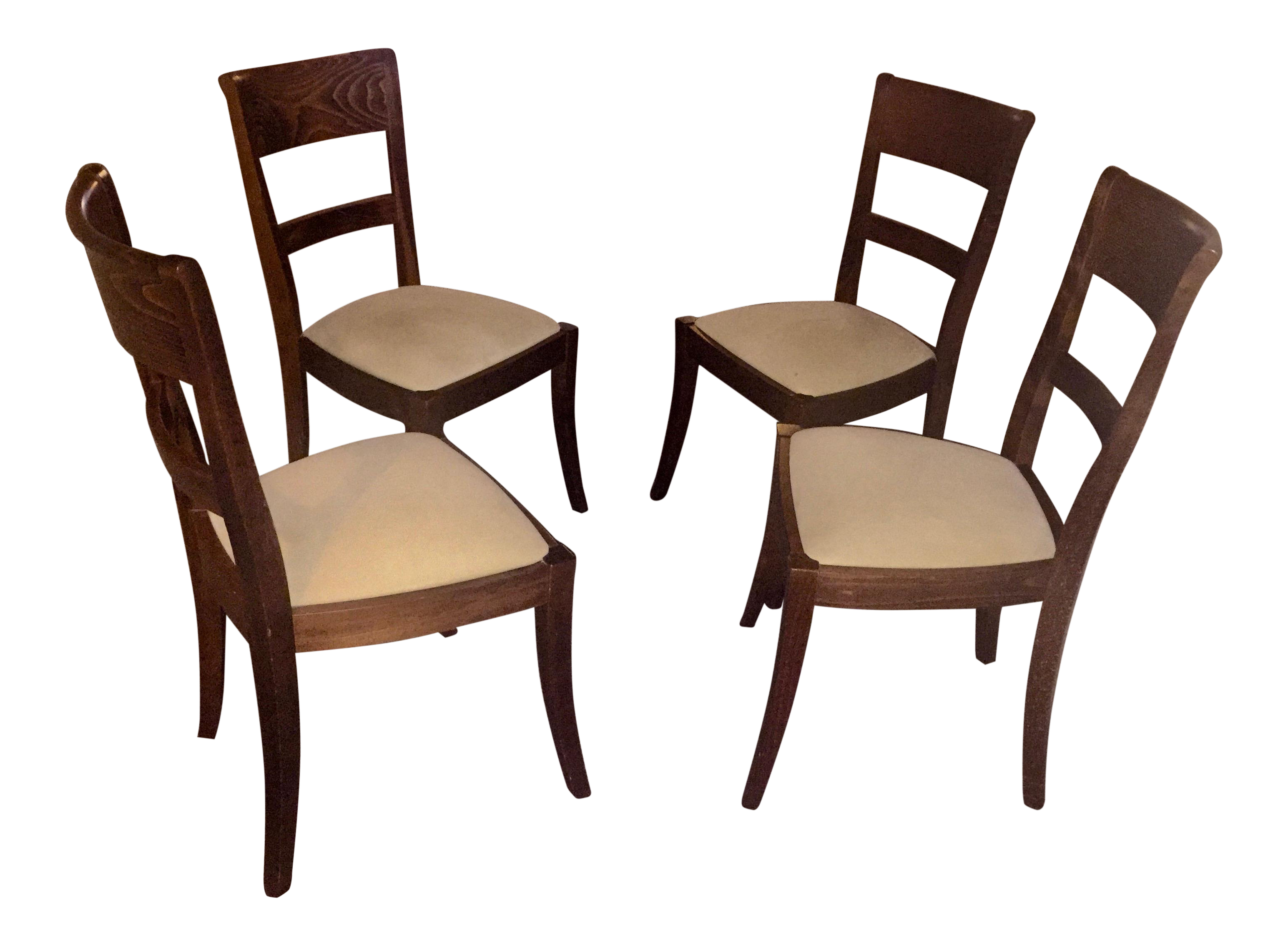 Pottery Barn Meyer Dining Chairs Set Of 4 Chairish