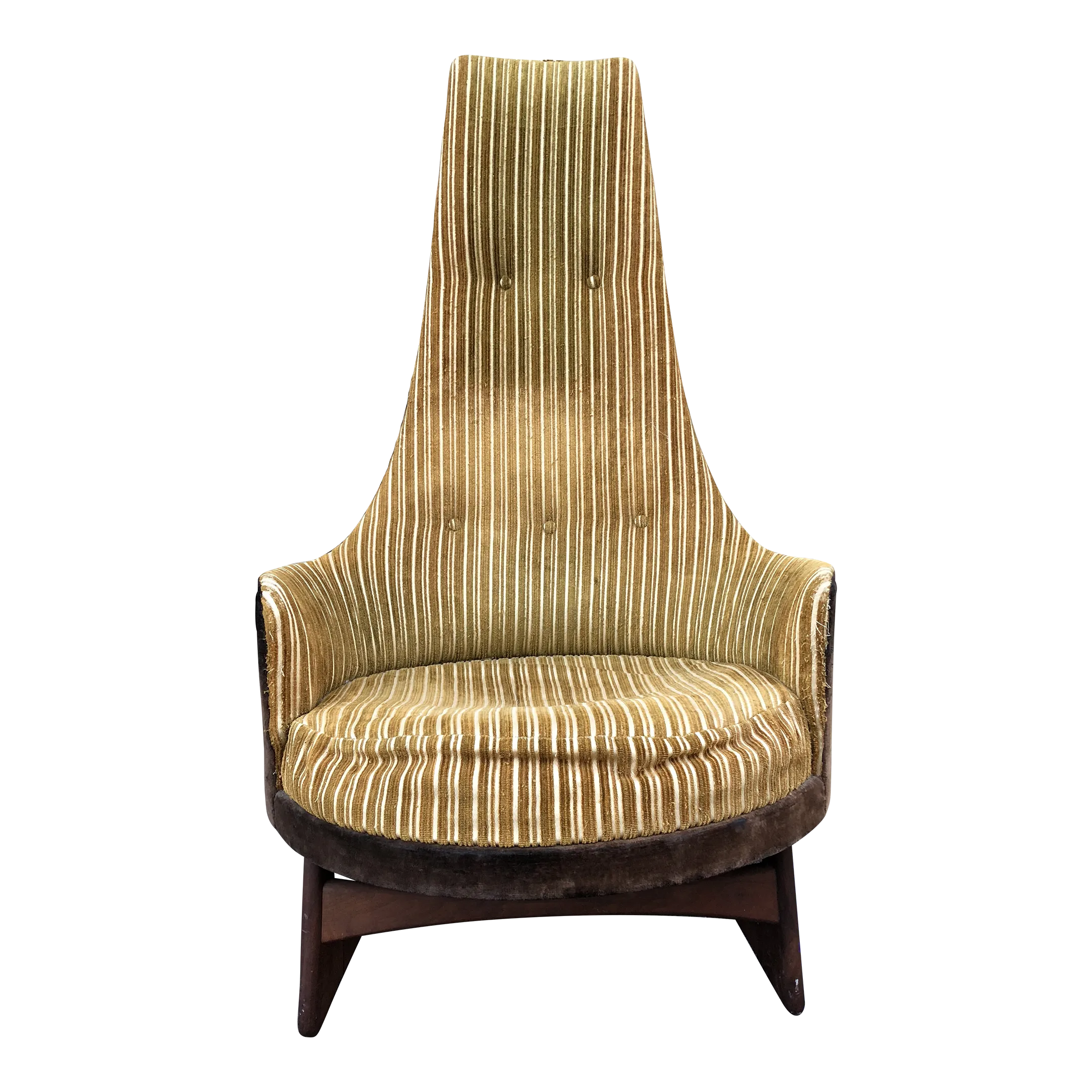 Midcentury Modern Adrian Pearsall Highback Lounge Chair Chairish