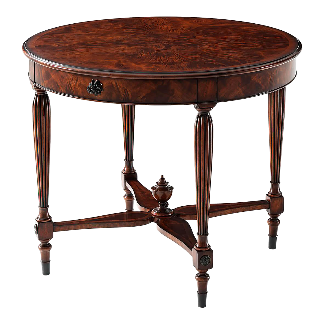 French Mahogany Center Table Chairish