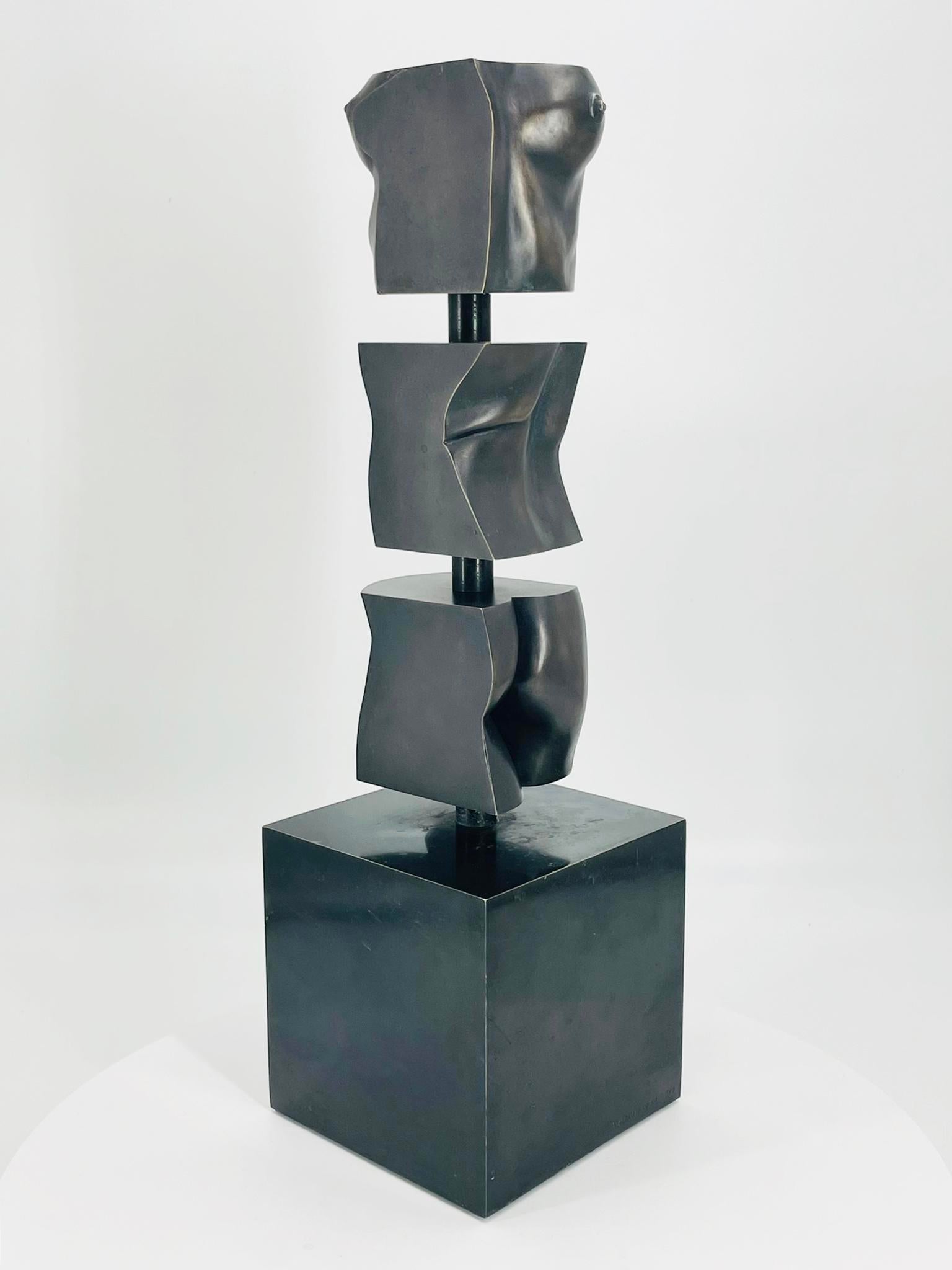 Tanya Ragir “Totem” Bronze Sculpture, Limited Edition 5/9, 1994