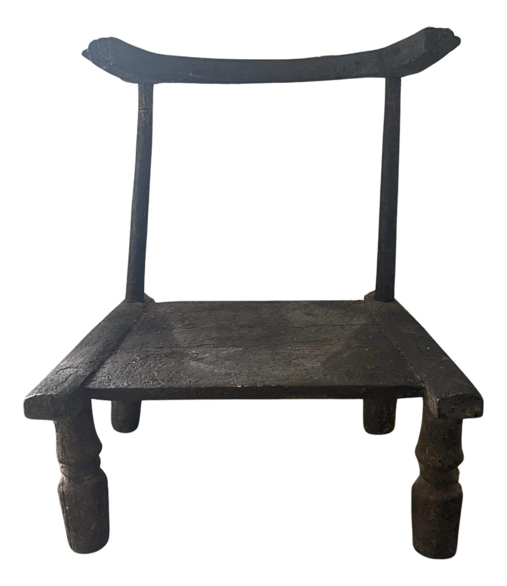 20th Century Small Weathered African Chair