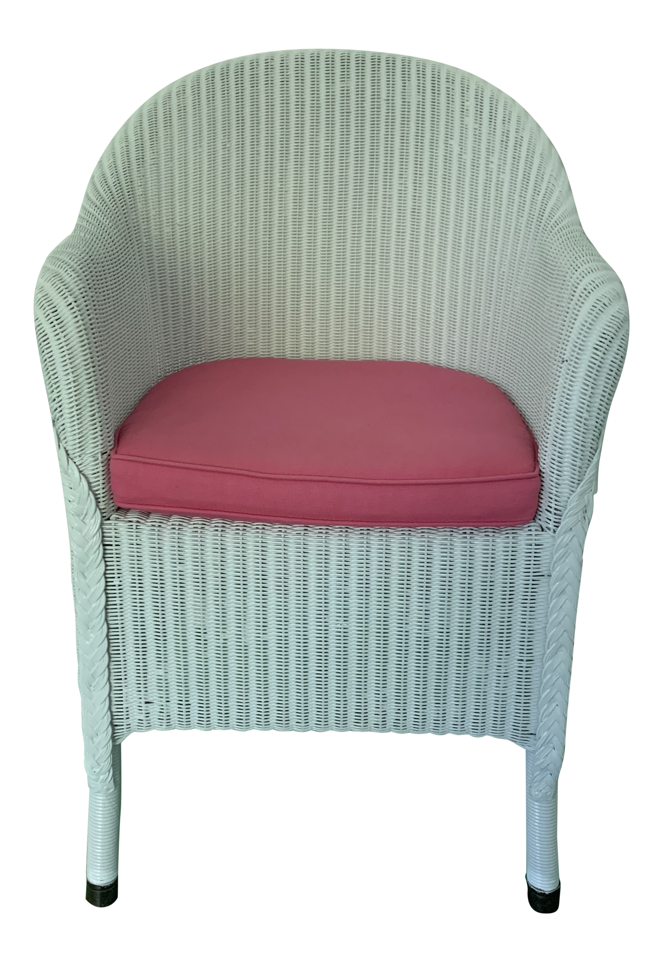 Vintage Lloyd Loom English Wicker Chair Chairish