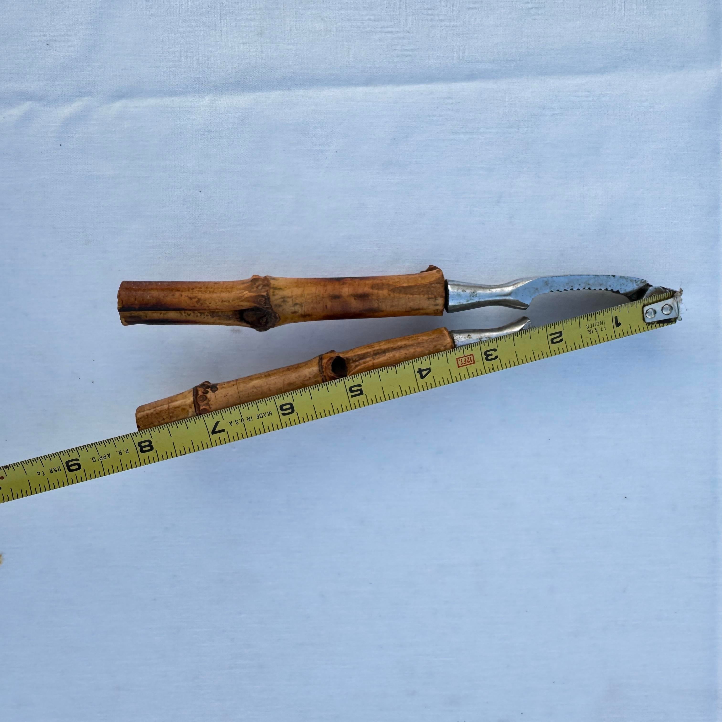 1960s Burnt Bamboo Nutcracker
