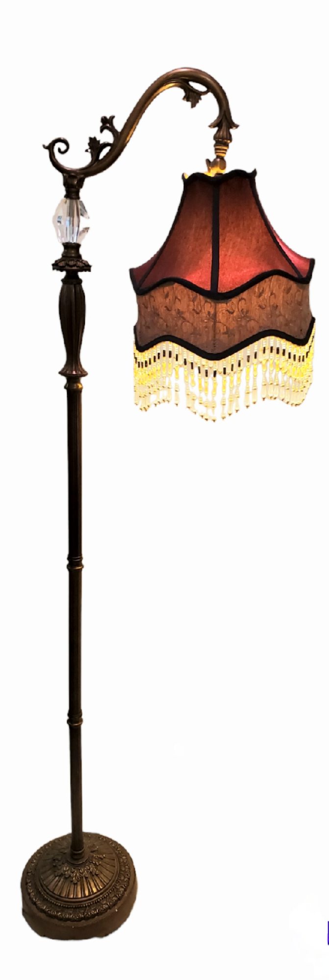 Dale tiffany beaded cheap ruby table lamp