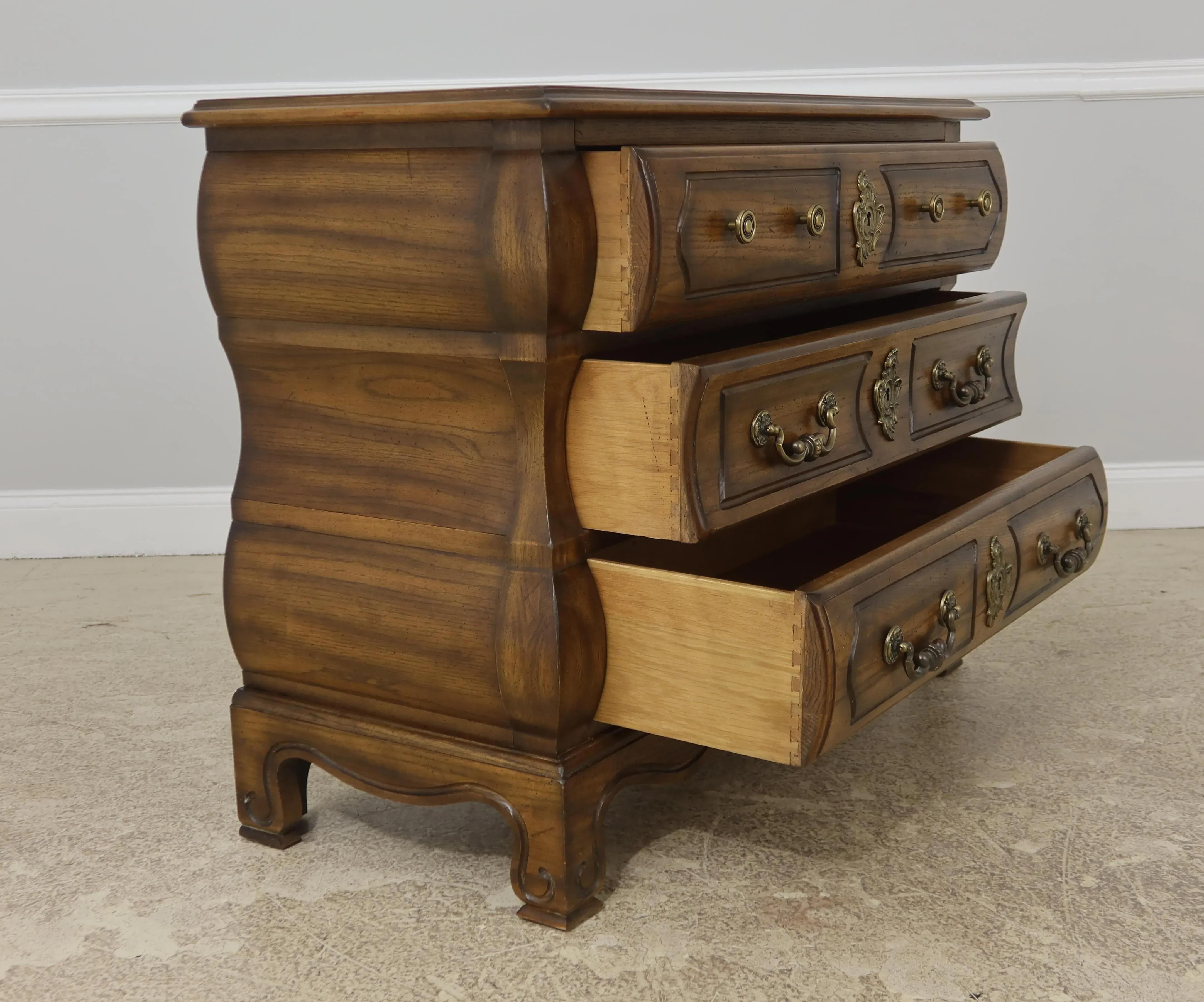 Century Oak 3 Drawer Continental Chest