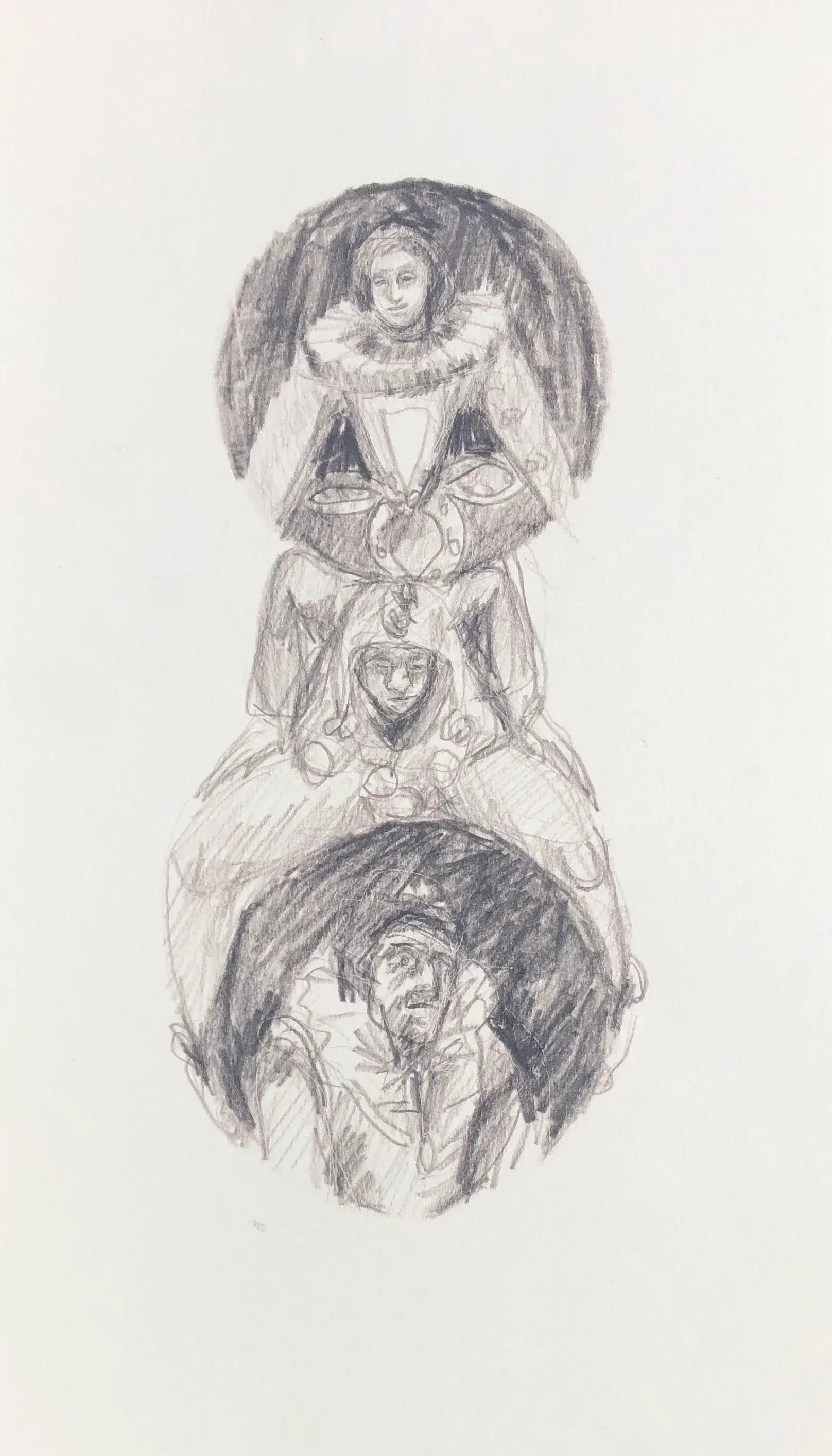 1970s Adrienne Anderson Renaissance Drawing
