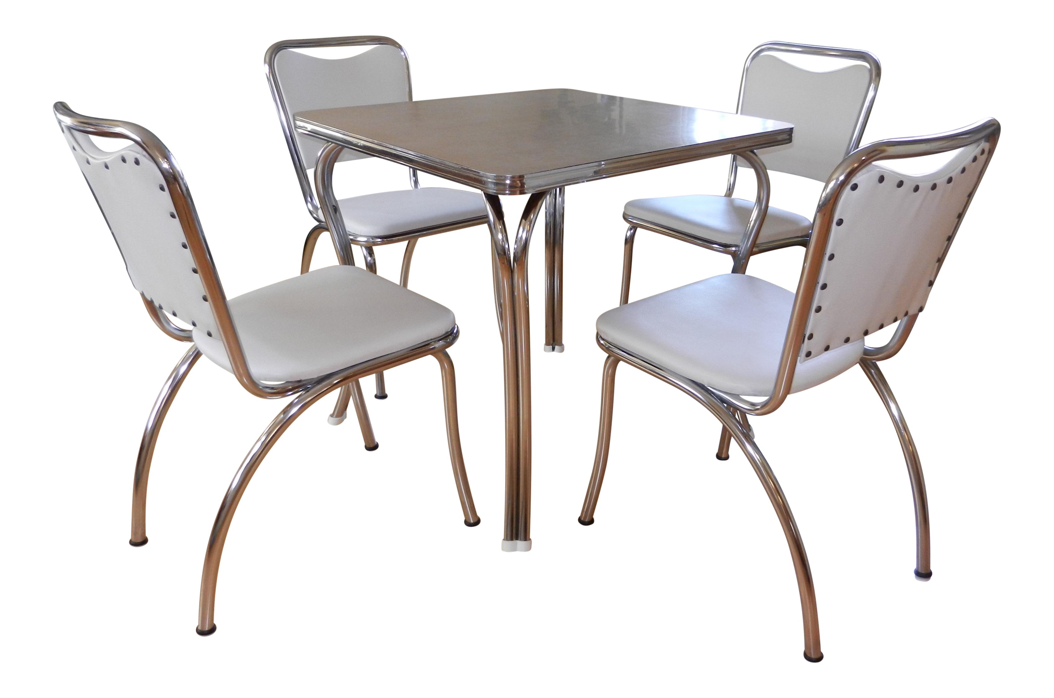 1950s Chrome Formica Dinette Set Chairish