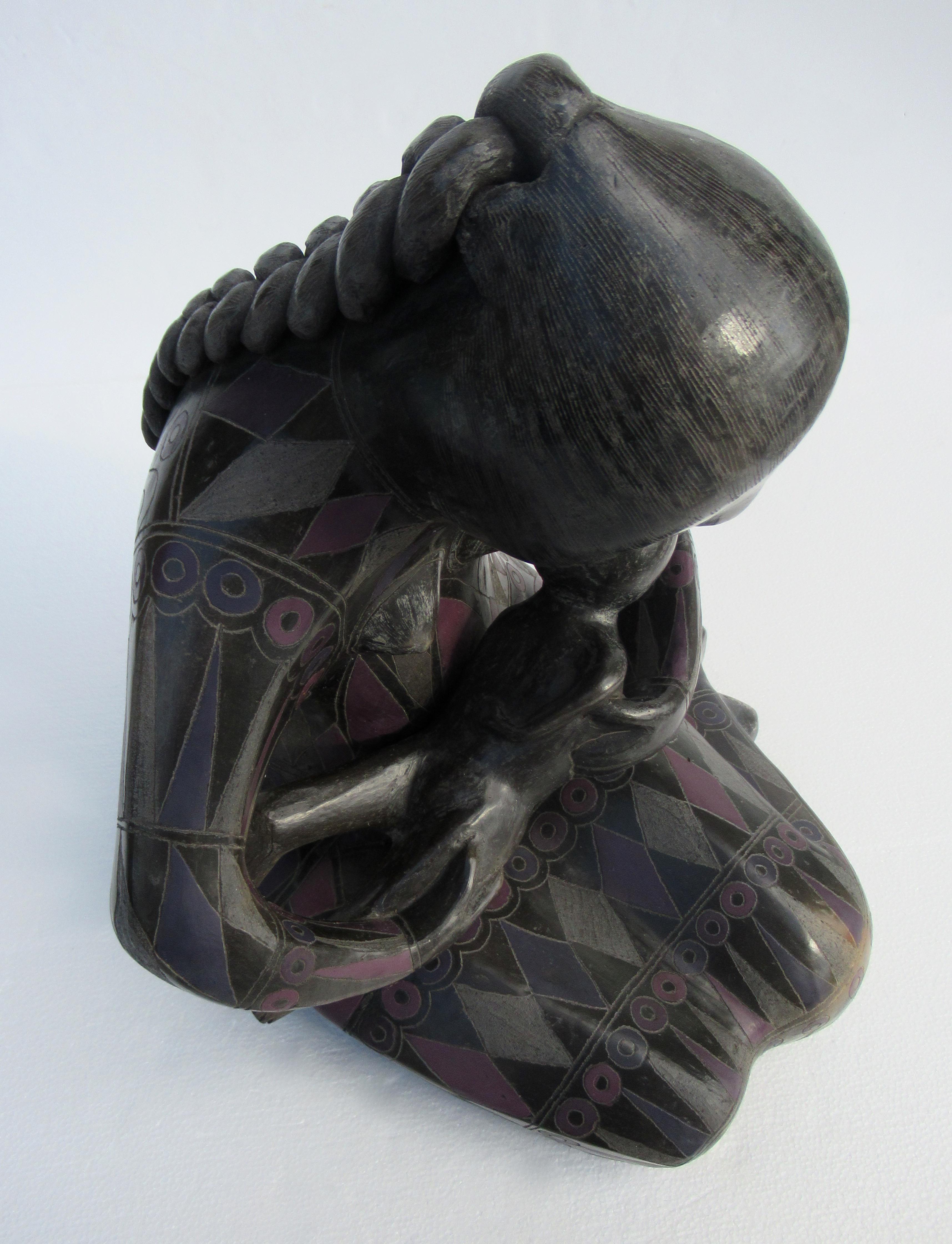 Vintage C.1950's Original Signed Max Kerlow Glazed Terra