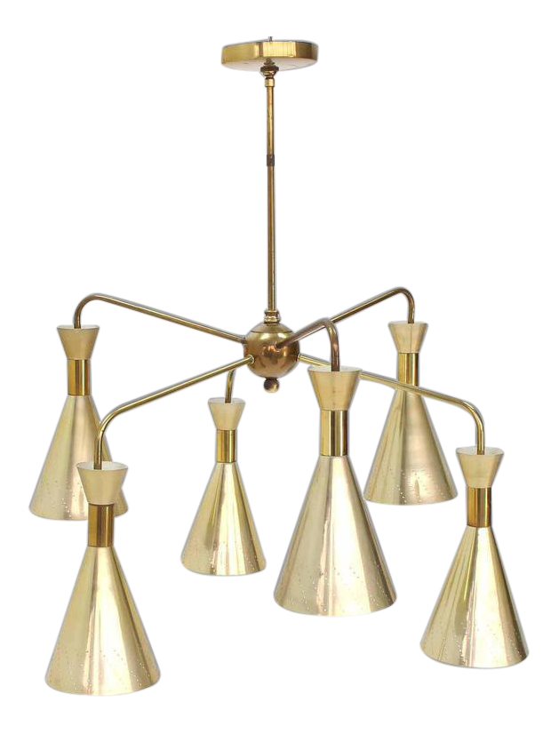 Mid century hotsell chandelier vintage