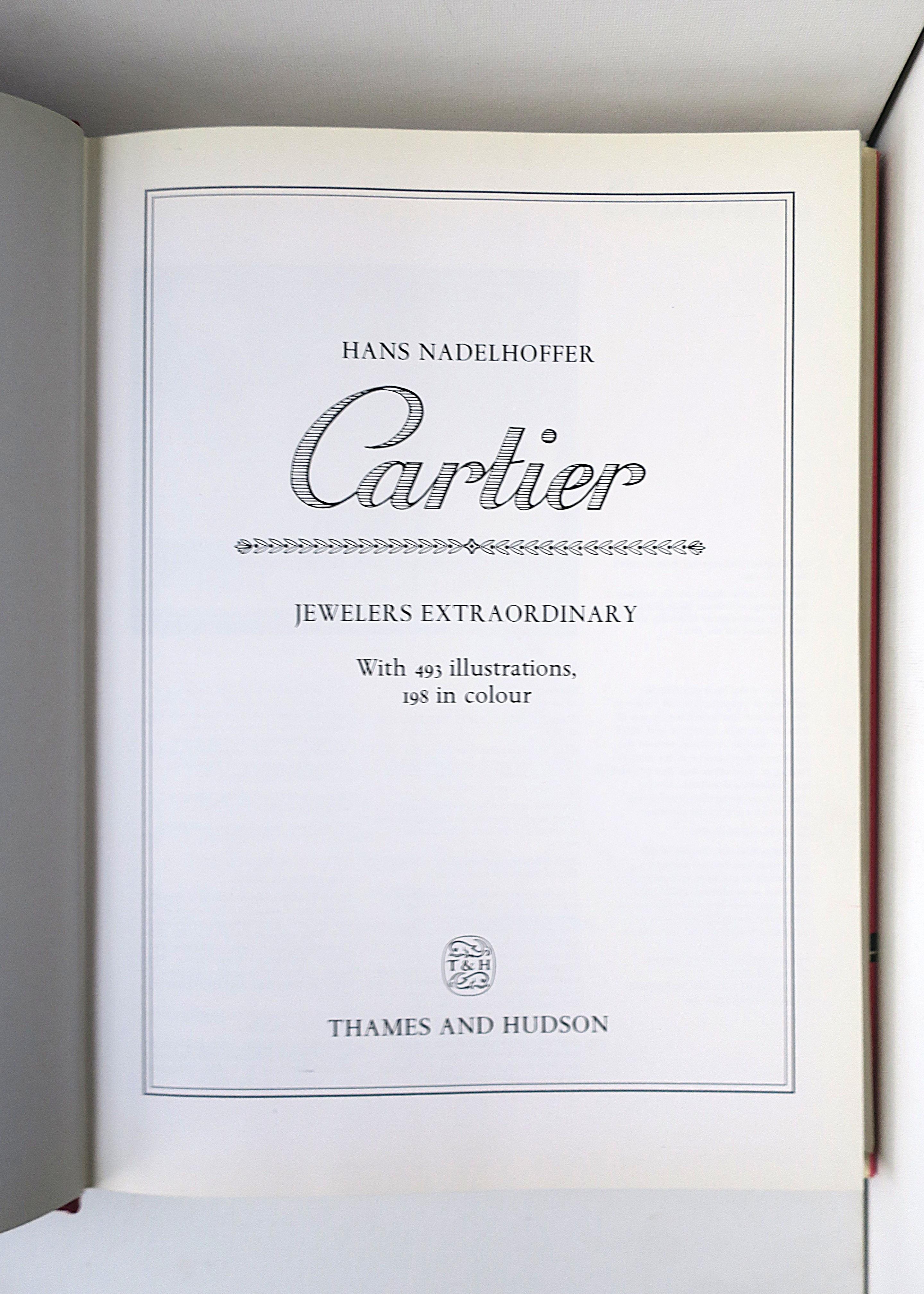 Cartier High Jewelry Coffee Table Book by Hans Nadelhoffer | Chairish