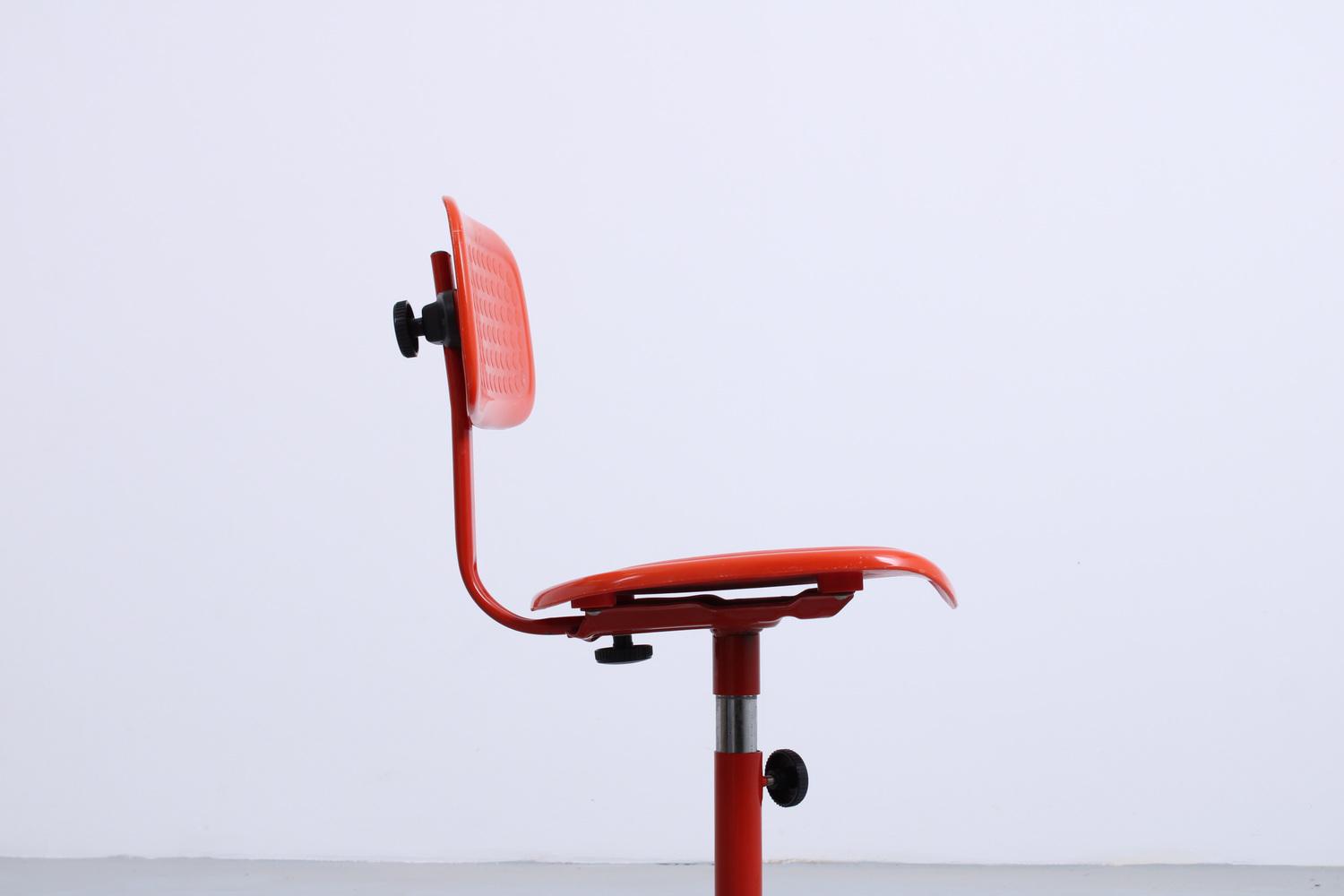 Red Adjustable Frippe Desk Chair from Ikea, 1990s Chairish
