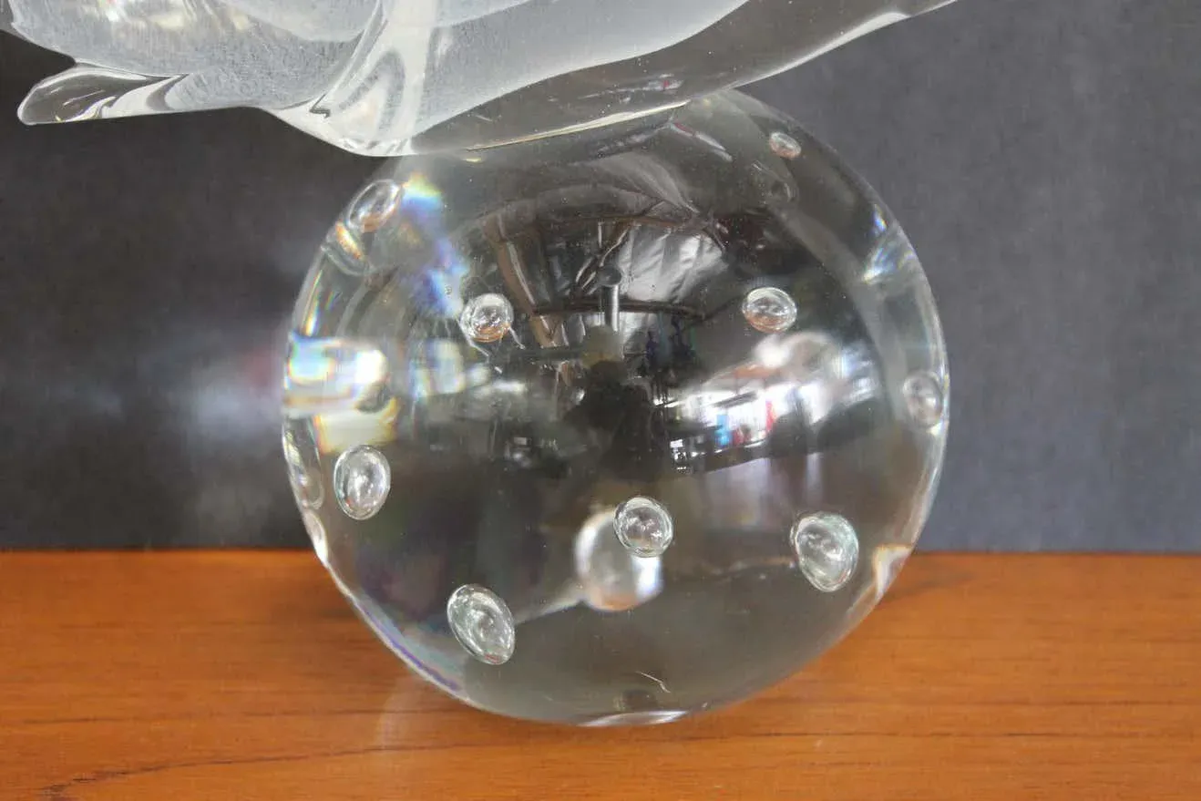 1970s Licio Zanetti Murano Glass Fish Sculpture | Chairish