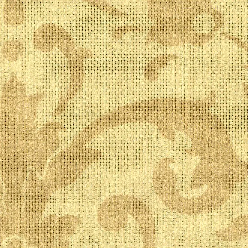 Schumacher Linwood Raffia Damask Fabric in Straw
