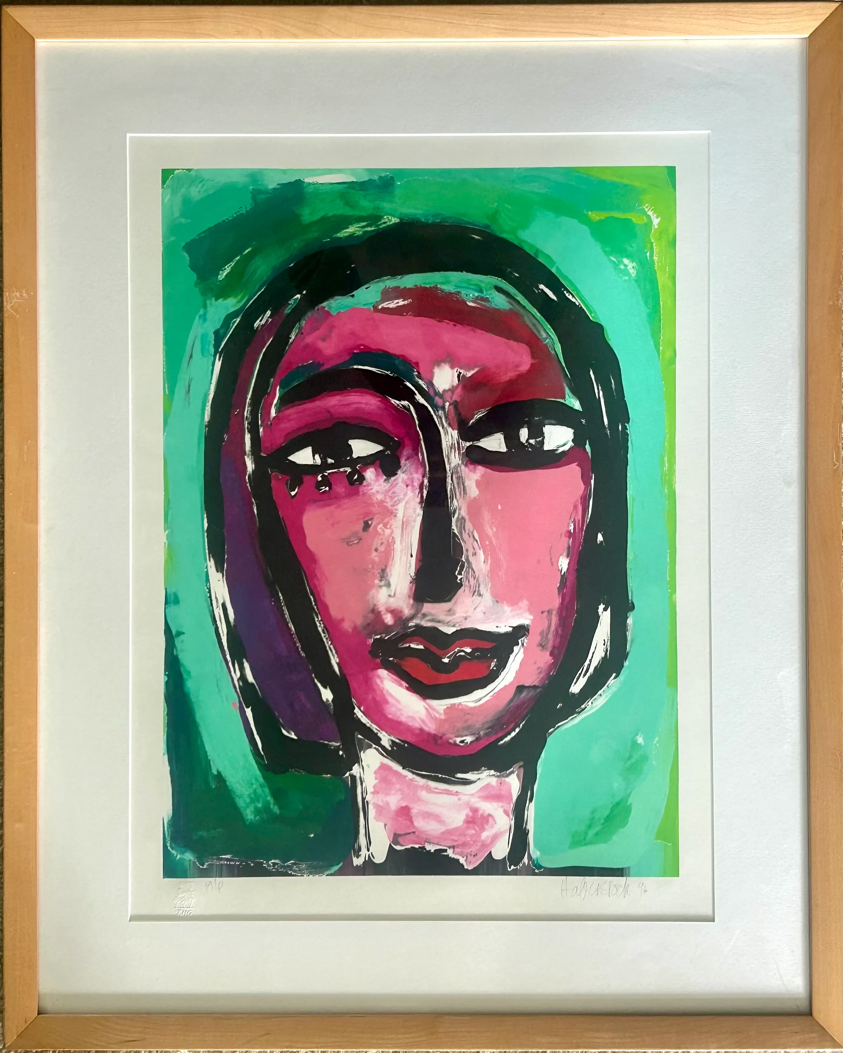 Christine Haberstock — Untitled Monoprint #1, 1996