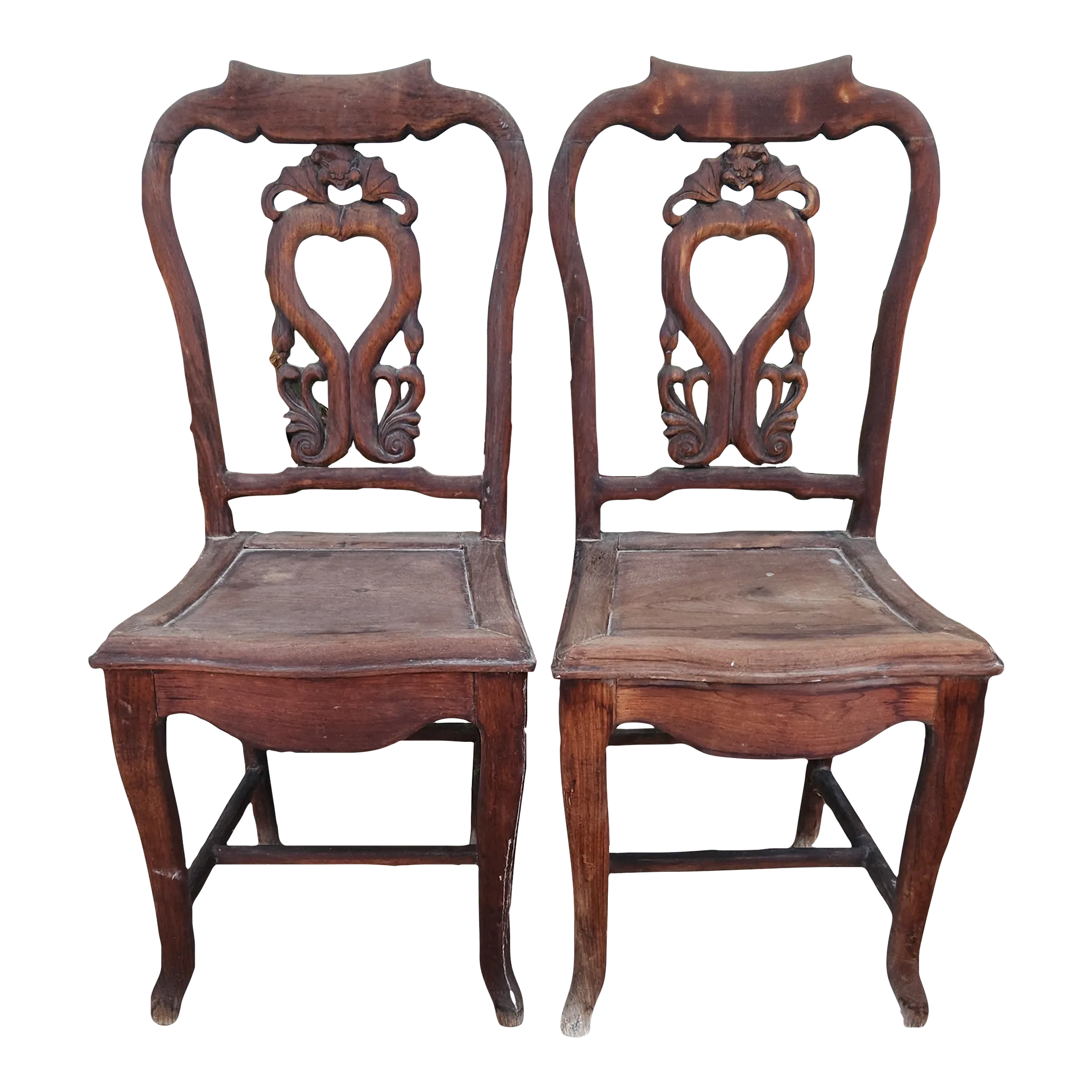 Pair of Vintage Chinoiserie Chairs
