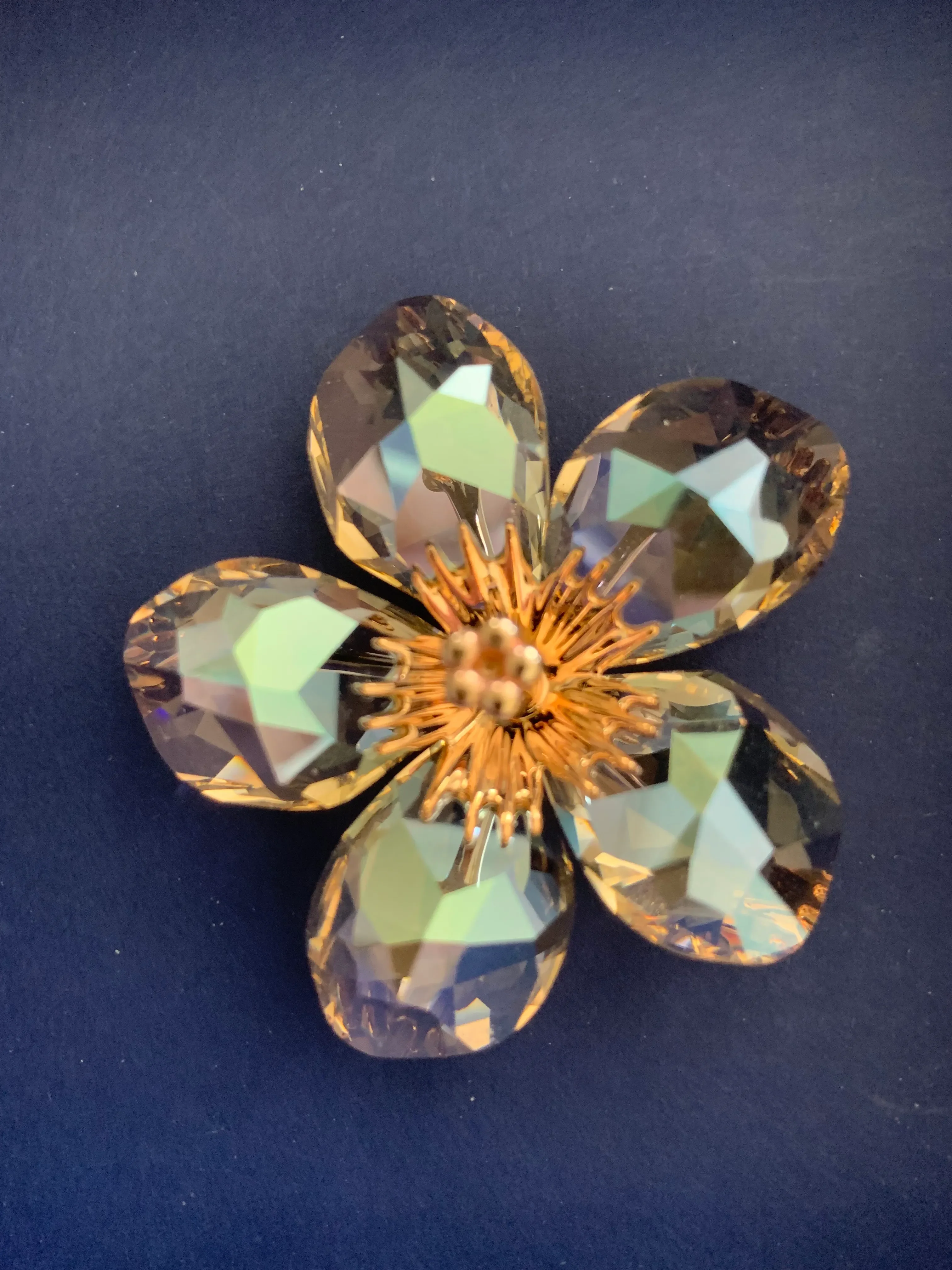 Contemporary Swarovski Crystal Paradise Flowers, Diona Silk