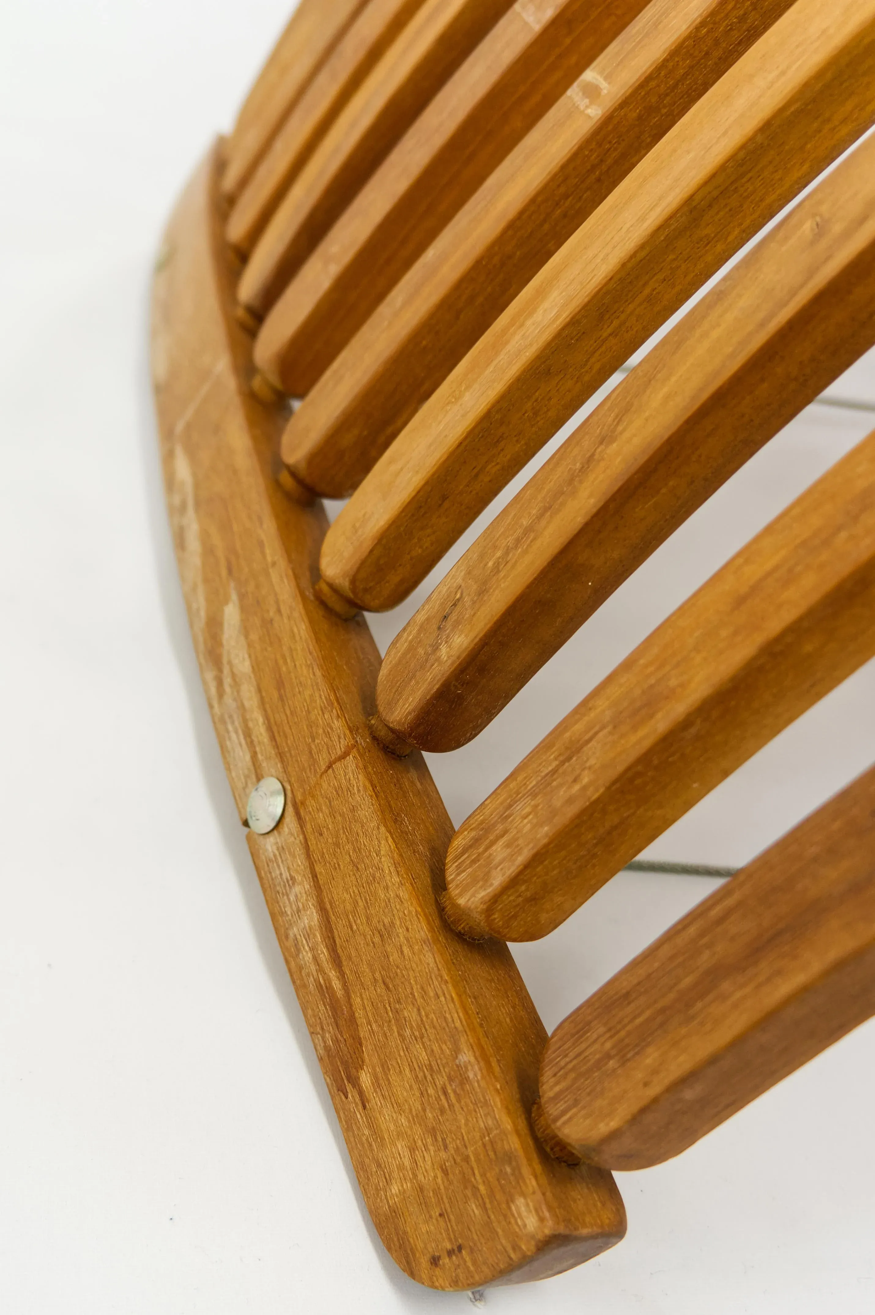 1980s Thomas Lamb Attributed Steamer Teak Table Base | Chairish