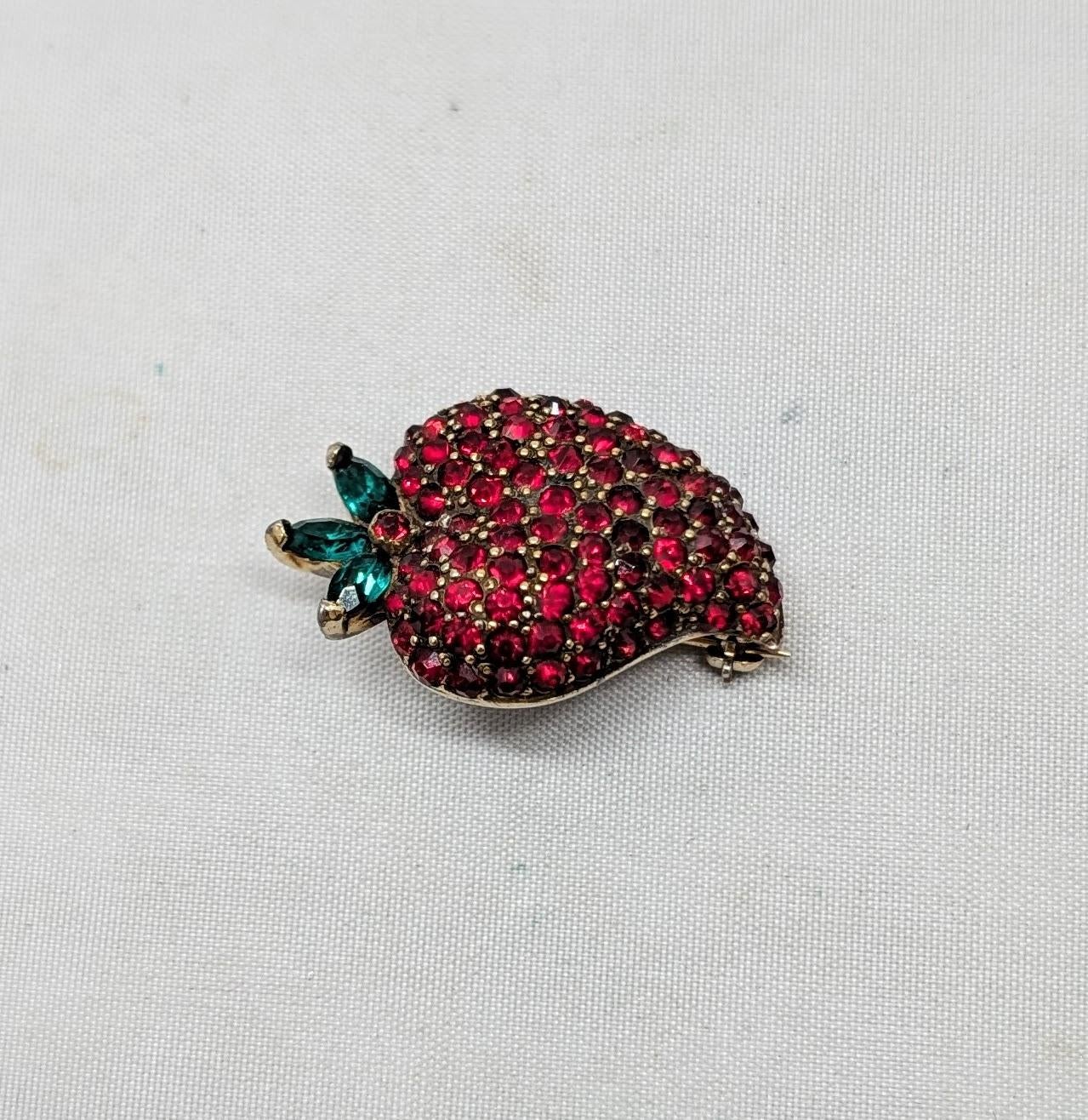 希少 Vintage   425 Brooch 925 Circa 1950 Kramer Rhinestone Brooch – Pippin Vintage Jewelry