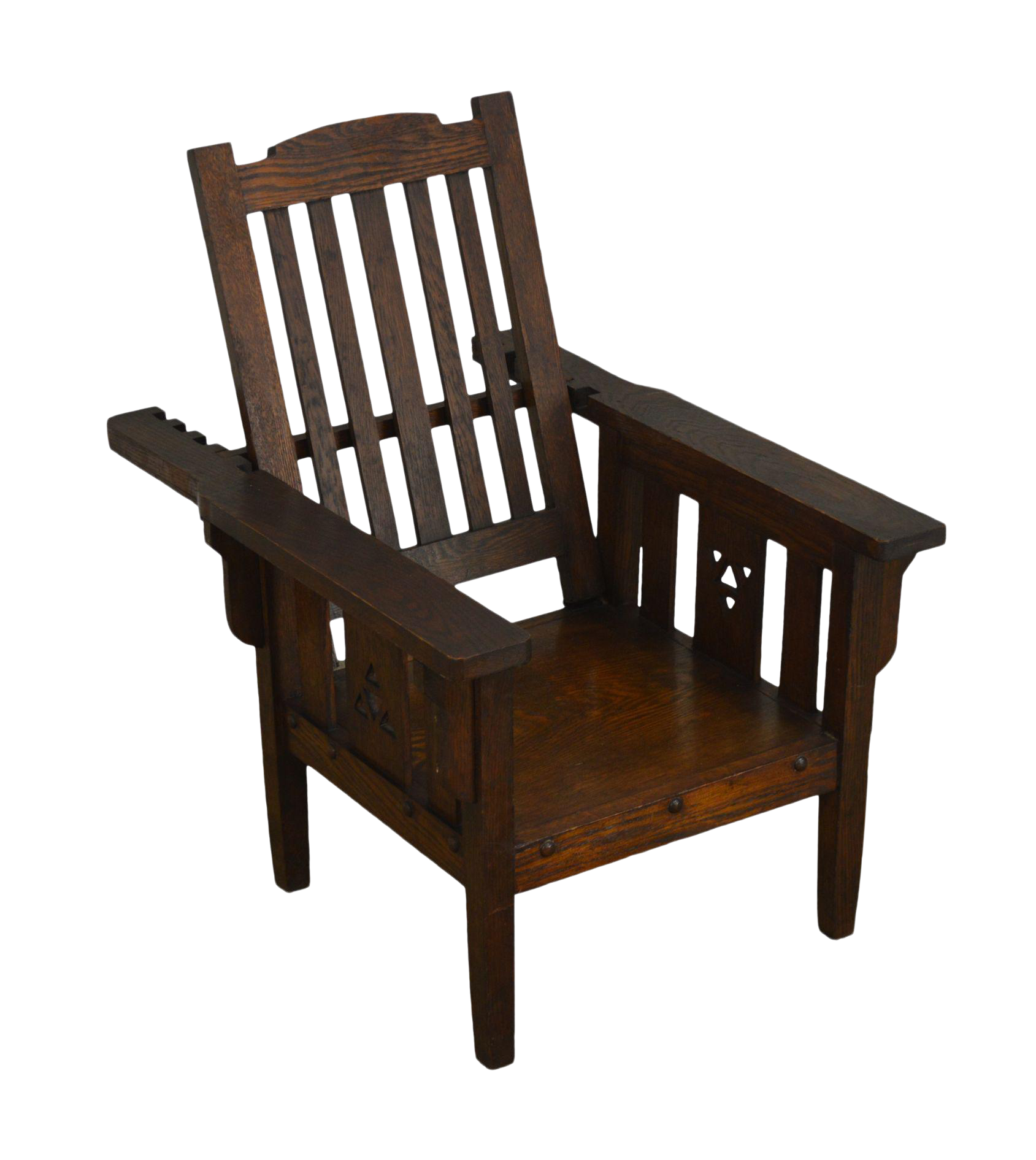 Mission Oak Antique Childs Morris Chair Chairish