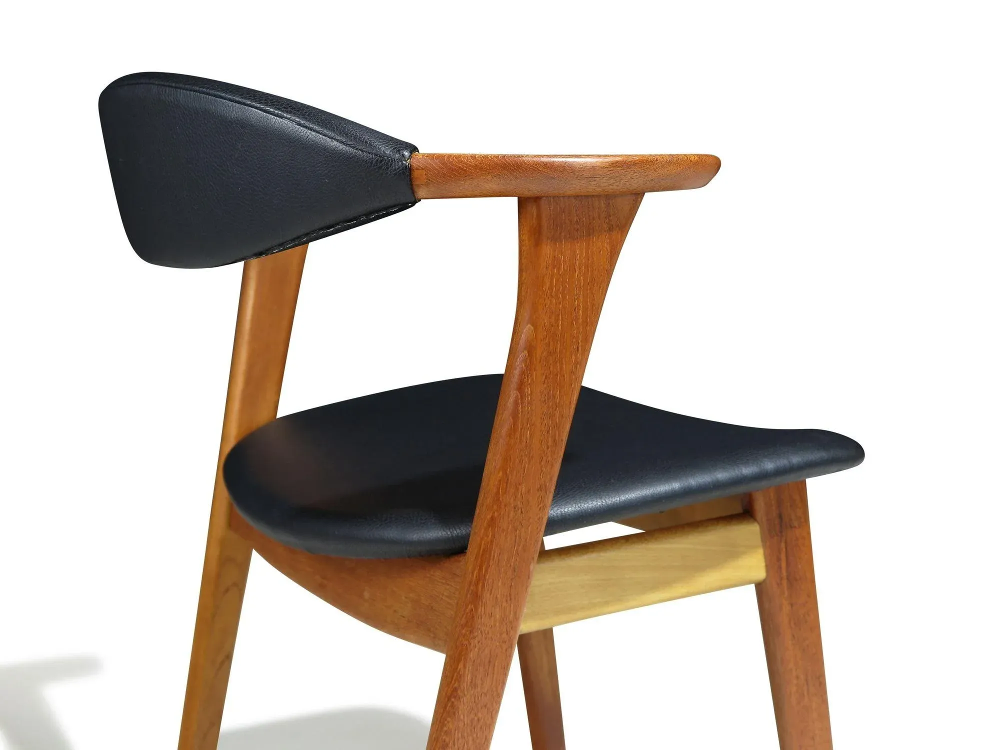Mid 20th Century Erik Kirkegaard Danish Teak Dining Chairs in
