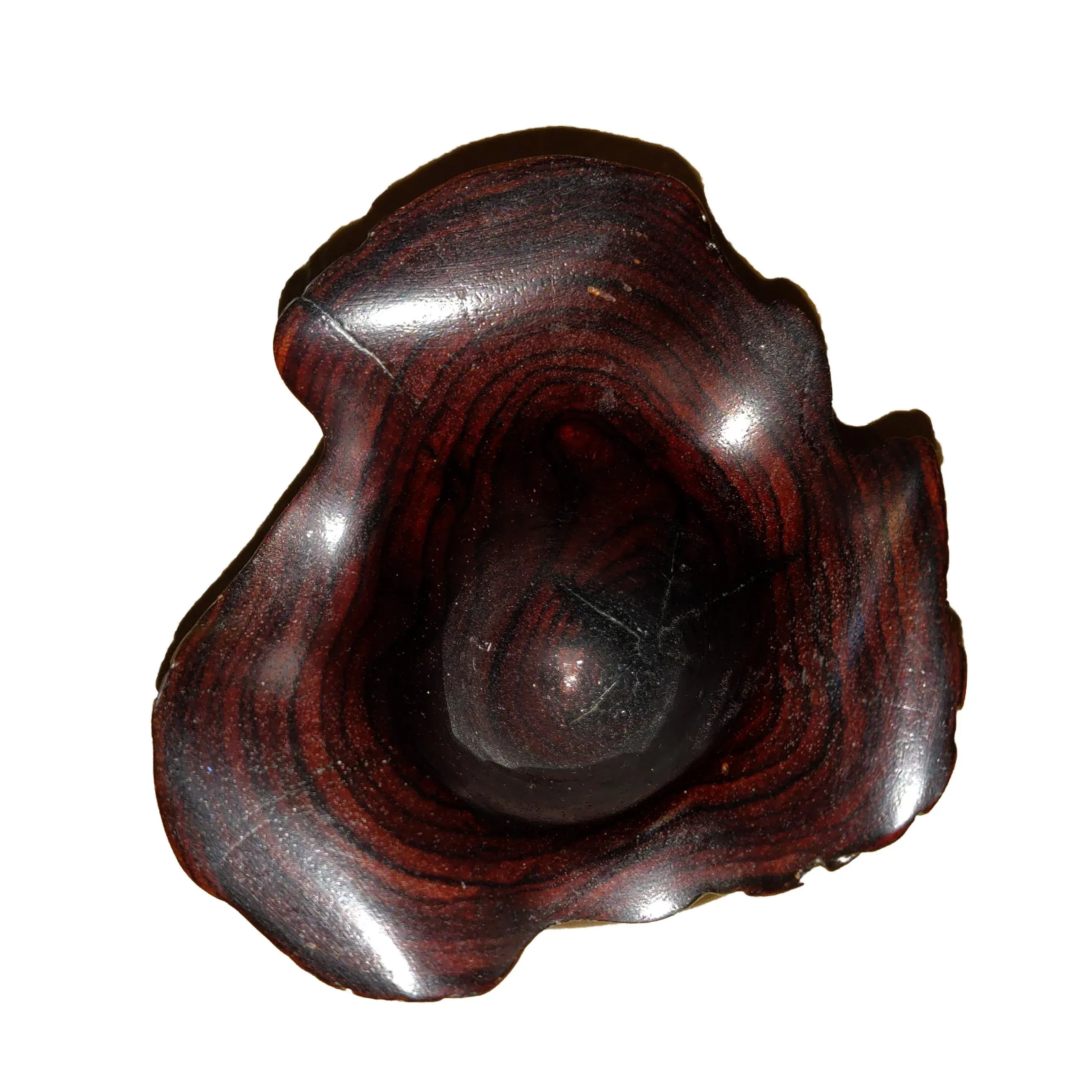 1950s Vintage Arturo Solano Turned Wood Live Edge Rimmed Artisanal Bowls on  Wood Stand- 3 Pieces | Chairish