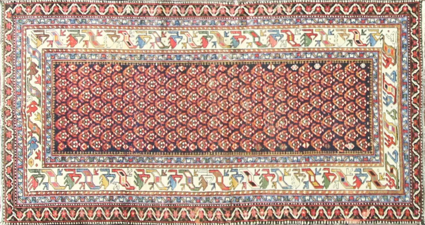 Antique Caucasian Rug