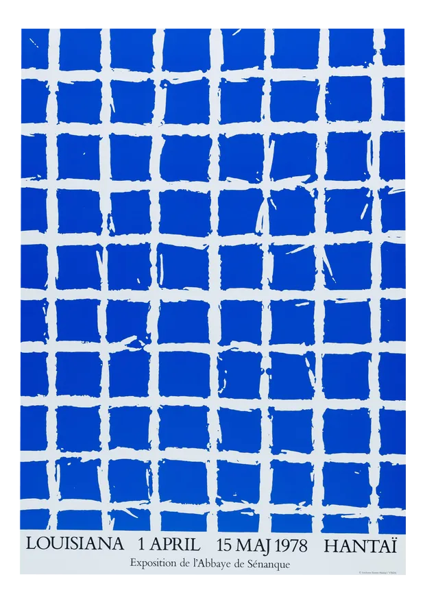 Simon Hantai Tables Poster